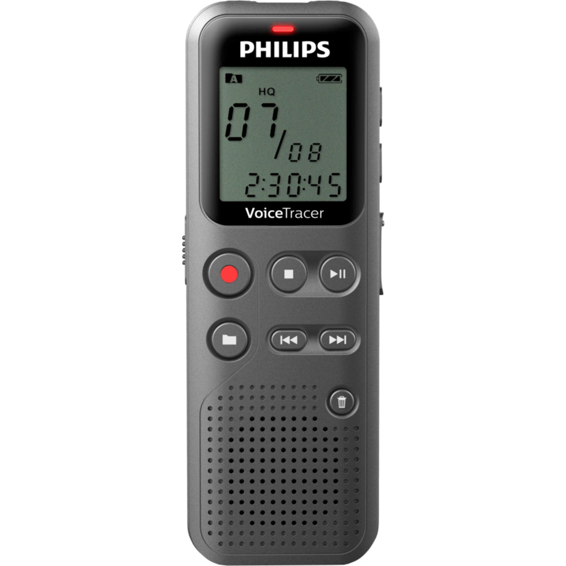 Philips VoiceTracer 12 kHz Grau