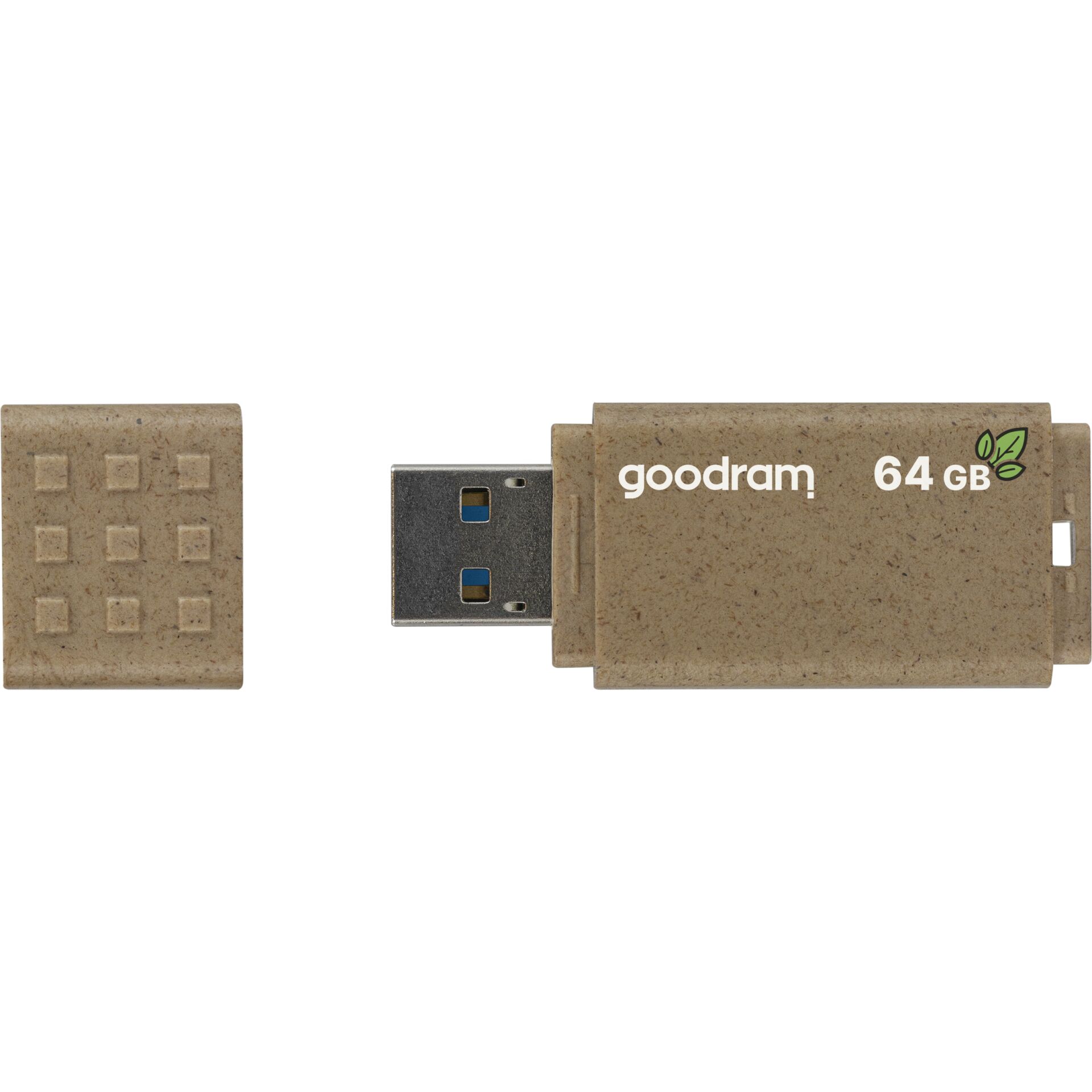 Goodram UME3 Eco Friendly USB-Stick 64 GB USB Typ-A 3.2 Gen 1 (3.1 Gen 1) Braun