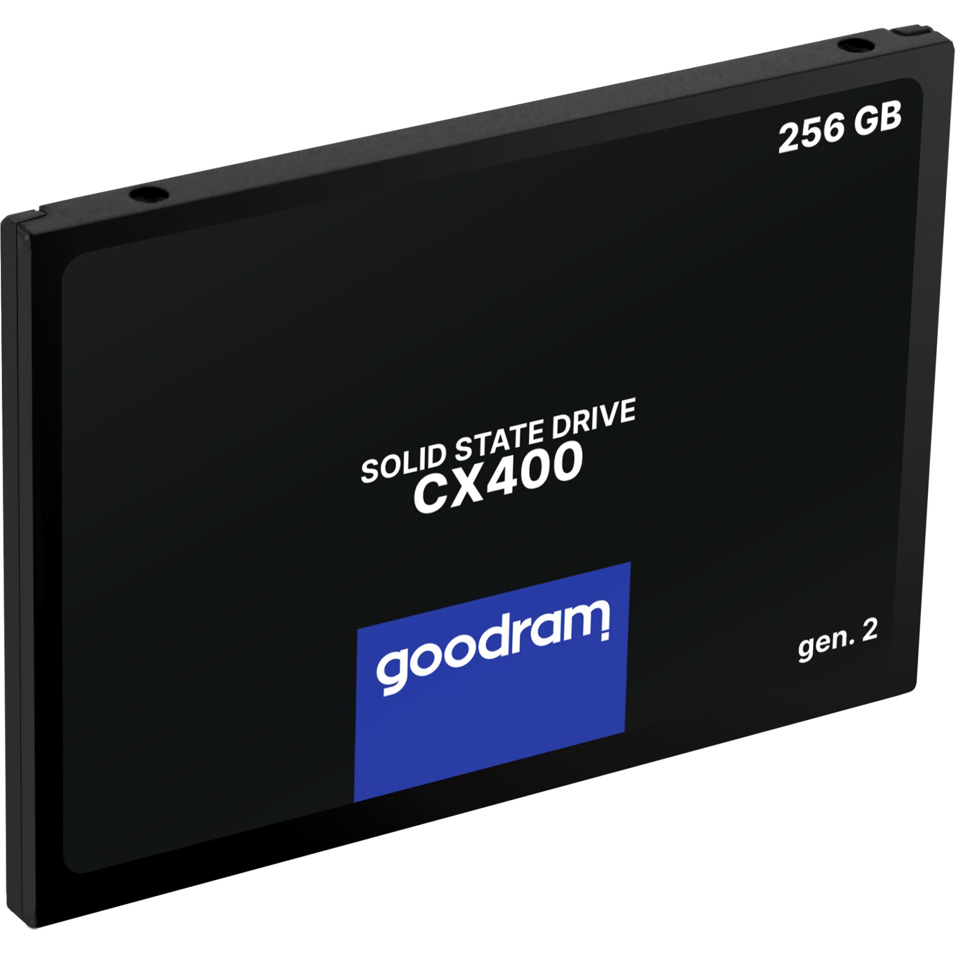 256 GB SSD Goodram CX400 Gen.2, SATA 6Gb/s, lesen: 550MB/s, schreiben: 480MB/s