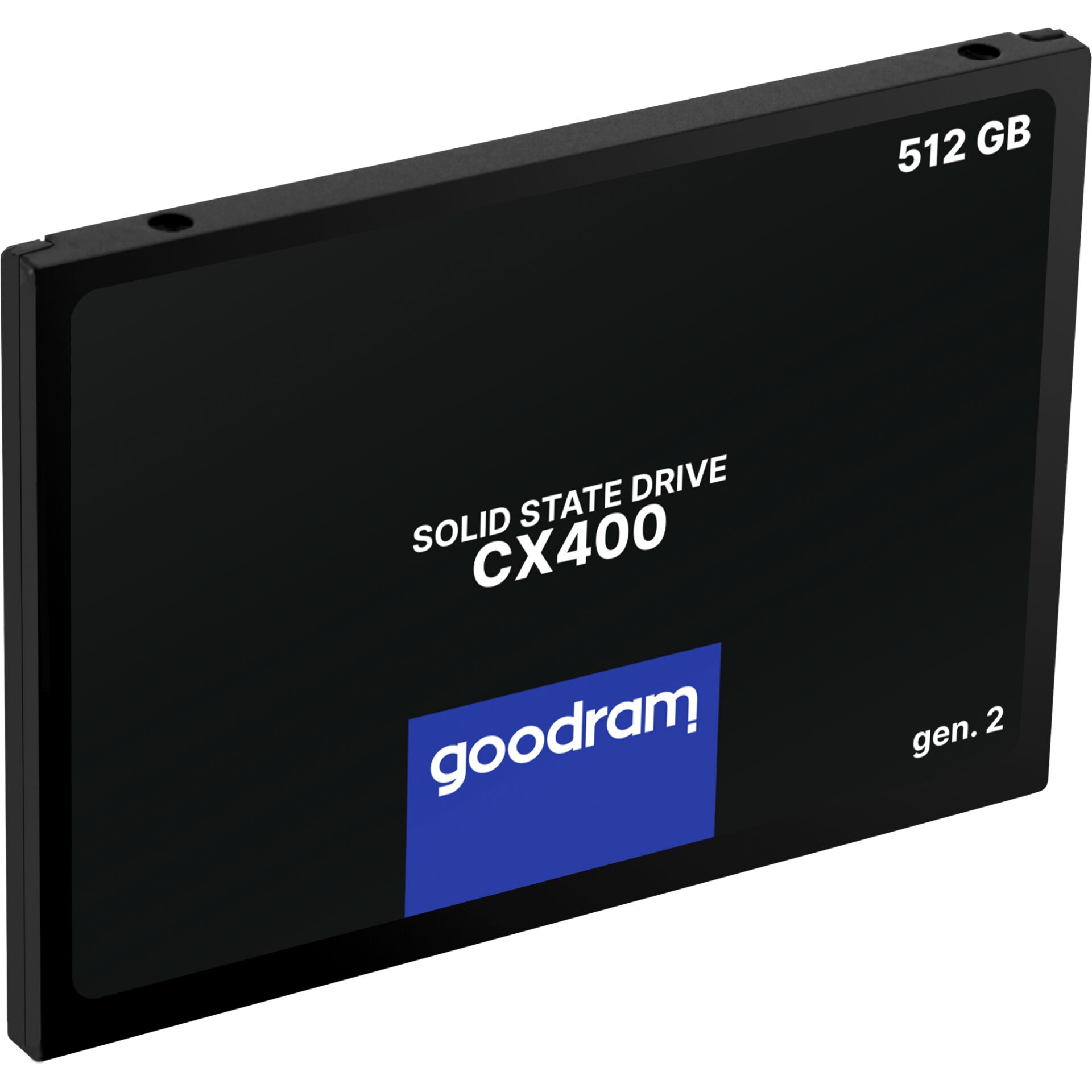 512 GB SSD Goodram CX400 Gen.2, SATA 6Gb/s, lesen: 550MB/s, schreiben: 500MB/s