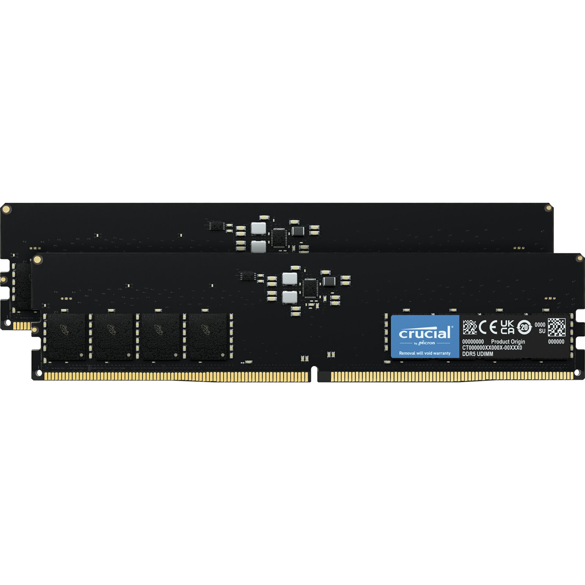 DDR5RAM 2x 16GB DDR5-4800 Crucial on-die ECC, CL40-39-39