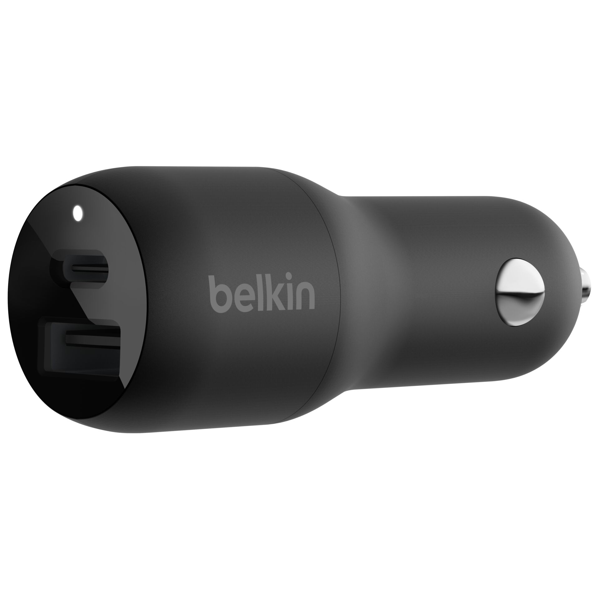 Belkin CCB004BTBK Ladegerät für Mobilgeräte Smartphone, Tablet Schwarz Zigarettenanzünder, USB Schnellladung Drinnen, Draußen
