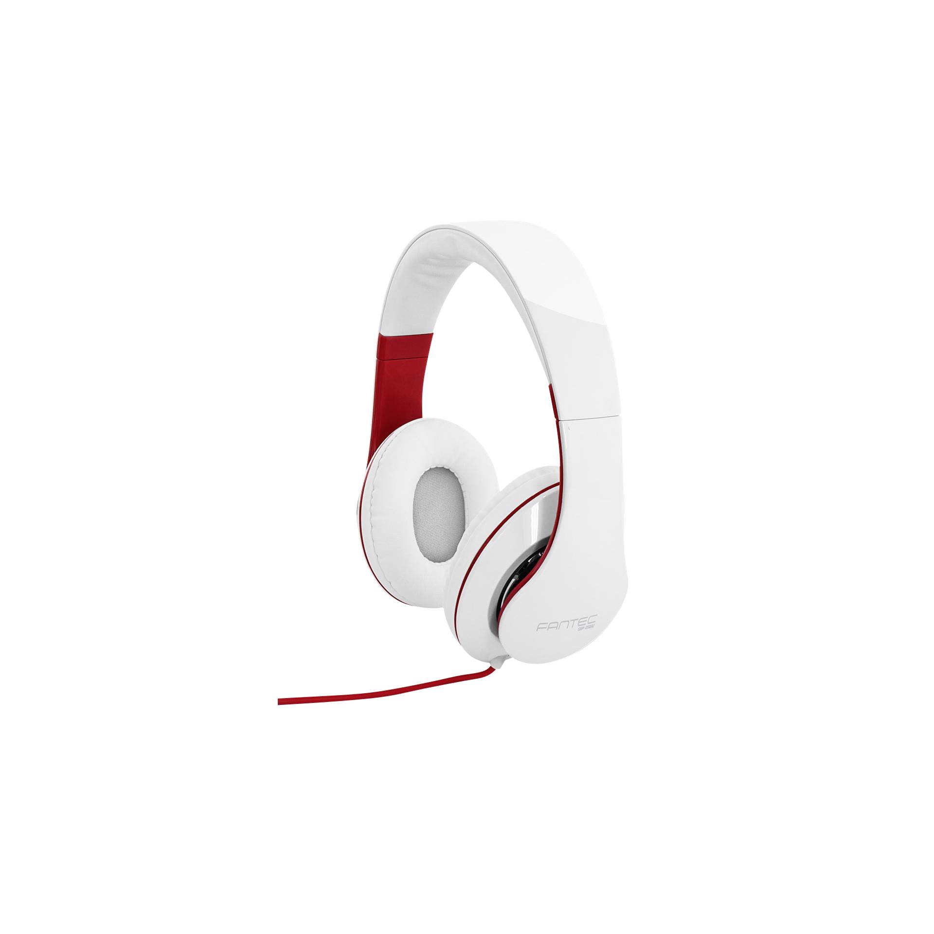 Fantec SHP-250AJ Kopfhörer Kabelgebunden Kopfband Musik Rot, Weiß