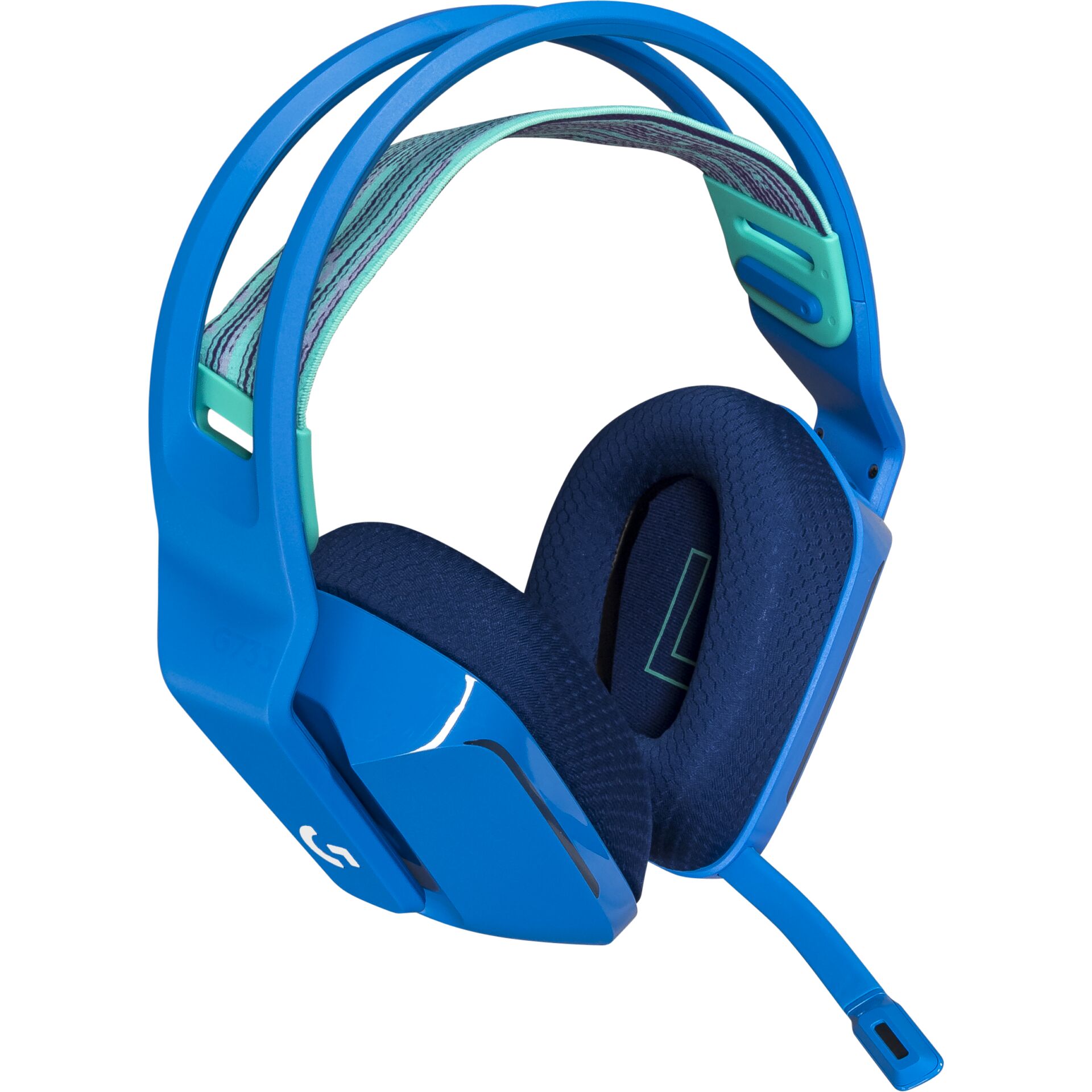 Logitech G733 Blue, Virtual 7.1-Surround, RGB, Wireless, Gaming-Headset, Over-Ear, PC