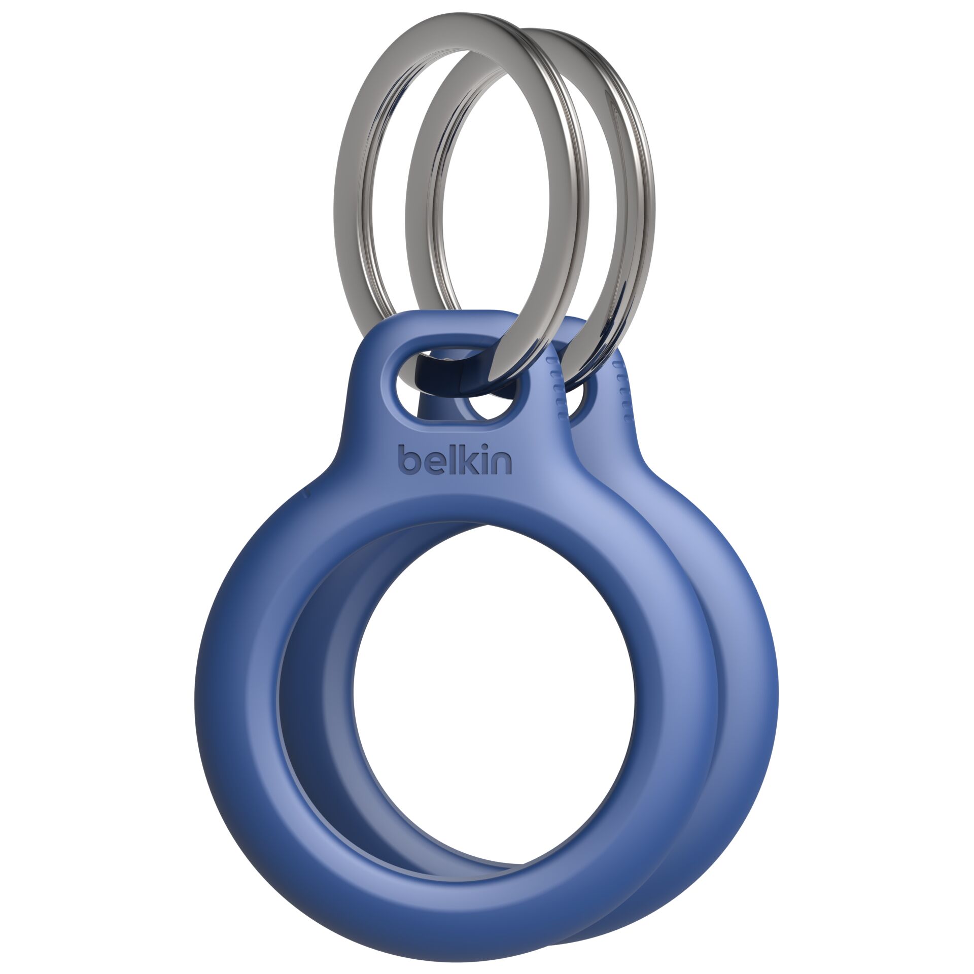 1x2 Belkin Schlüsselanhänger für Apple AirTag, blau    MSC002btBL