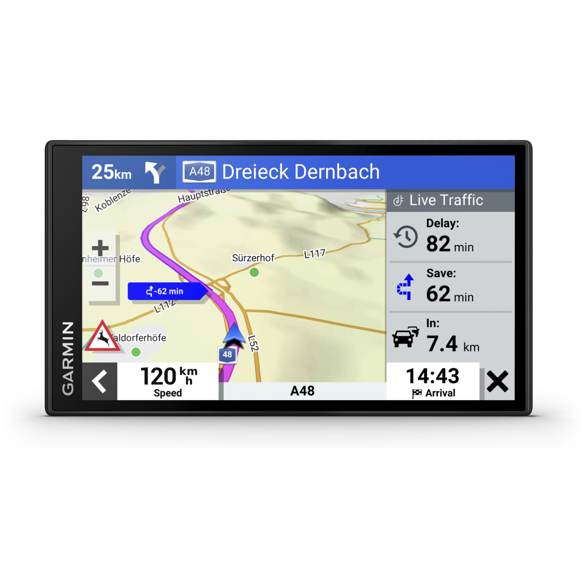 Garmin DriveSmart 66 EU MT-S Navigationssystem Fixed 15,2 cm (6) TFT Touchscreen 175 g Schwarz