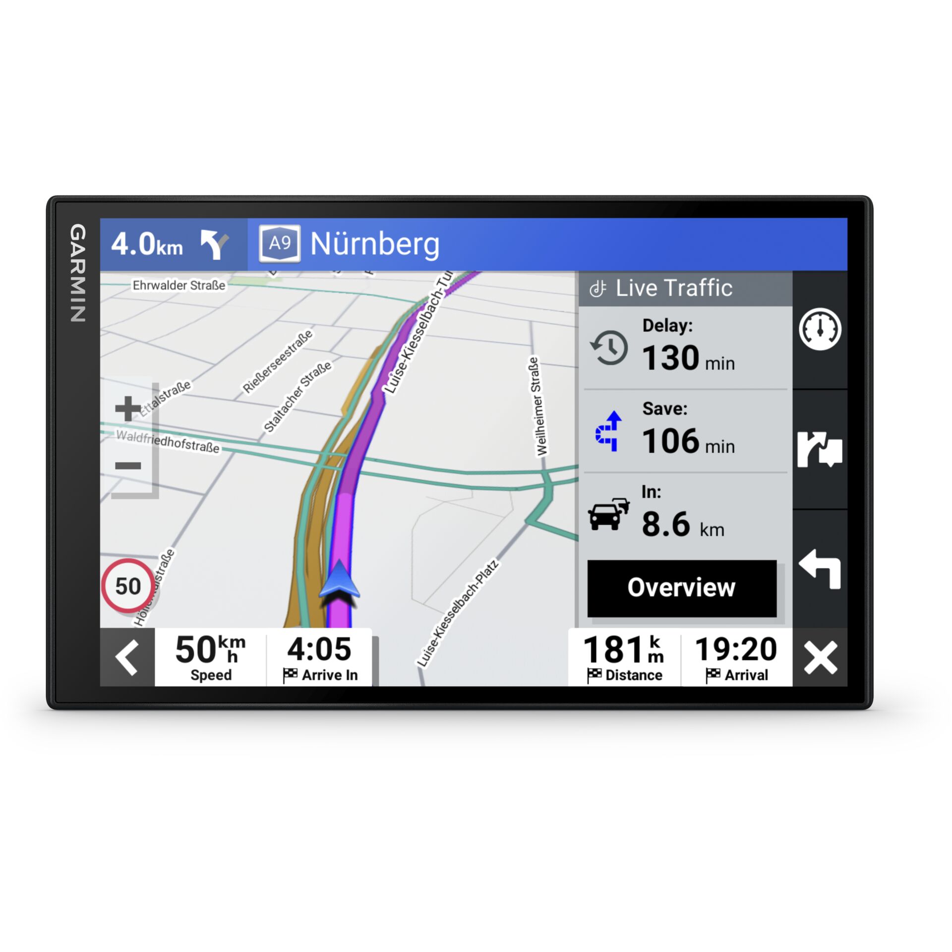 Garmin DriveSmart 86 Navigationssystem Fixed 20,3 cm (8) TFT Touchscreen 295,2 g Schwarz