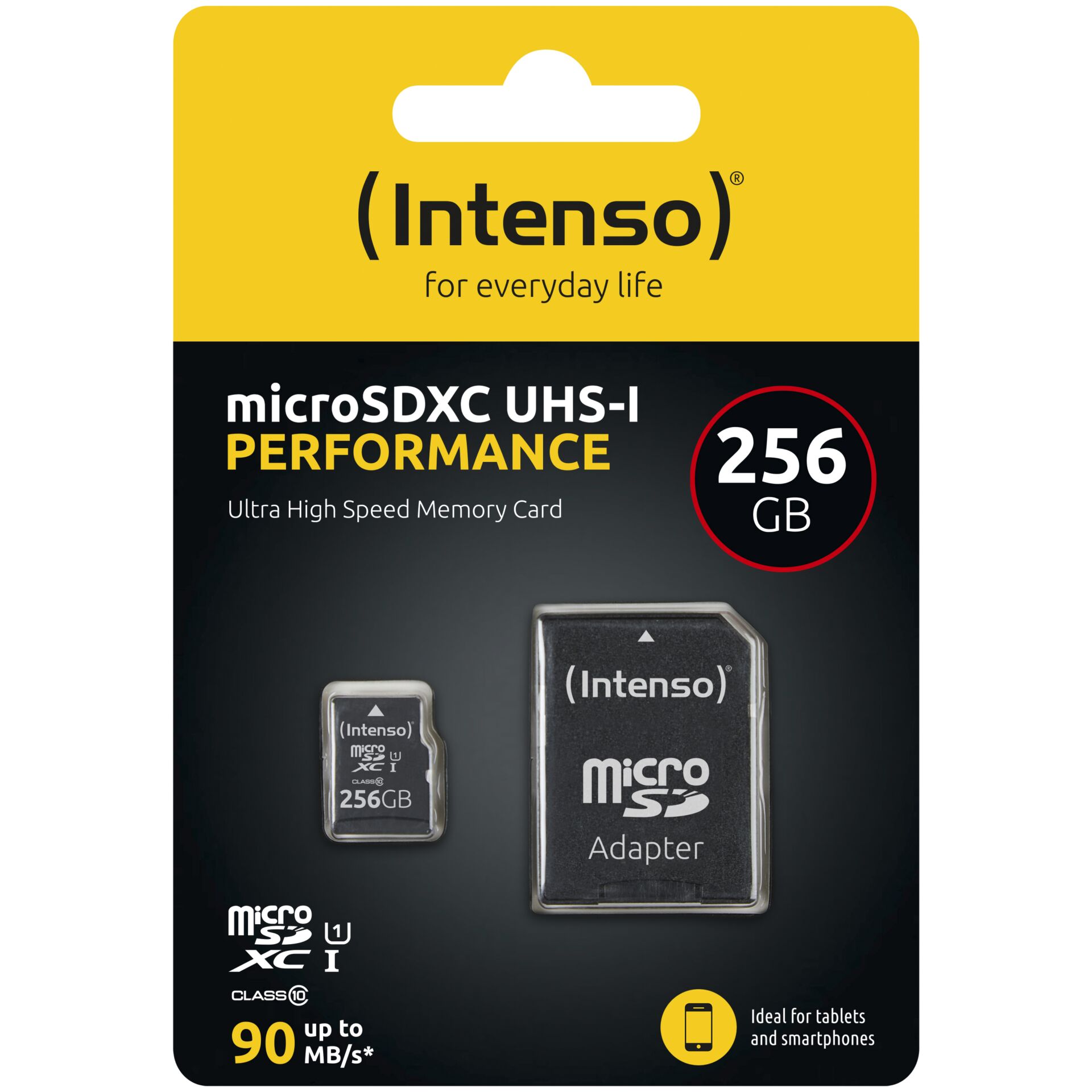 Intenso microSD 256GB UHS-I Perf CL10 Performance Klasse 10