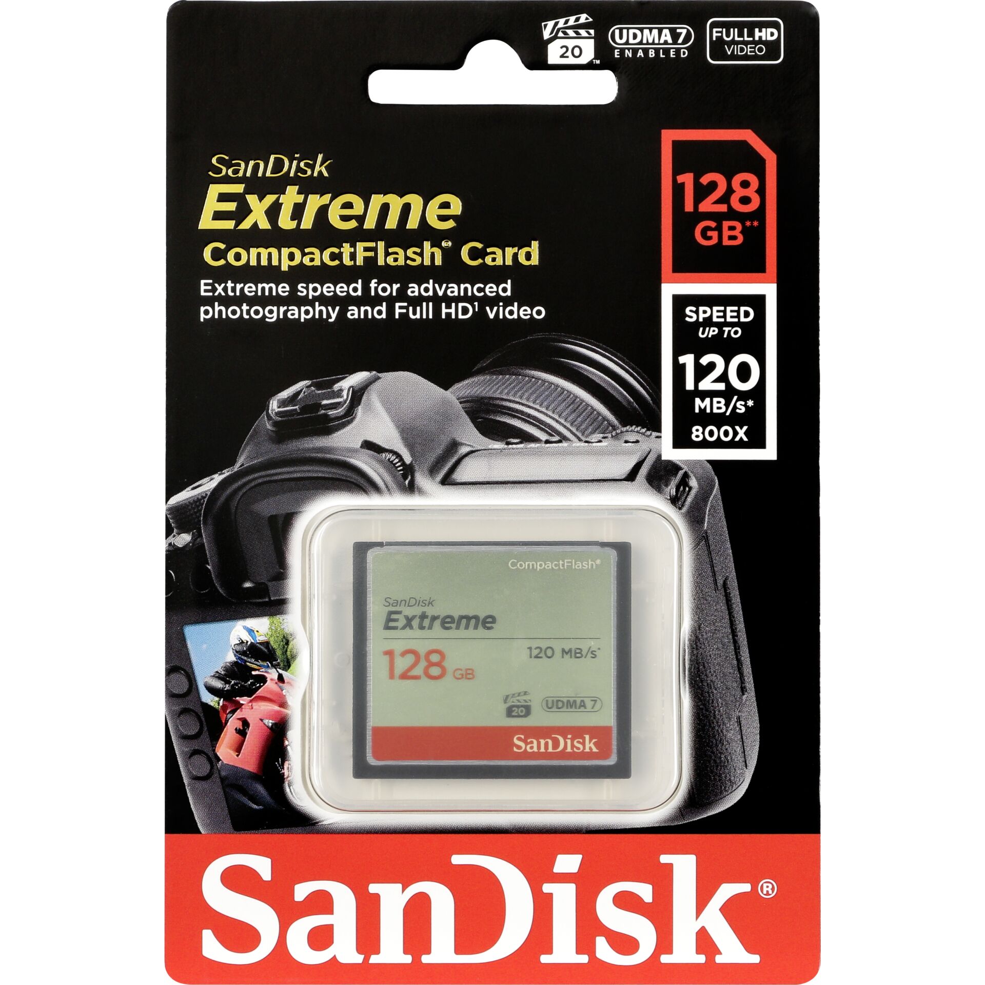 SanDisk CF Extreme 128GB Kompaktflash