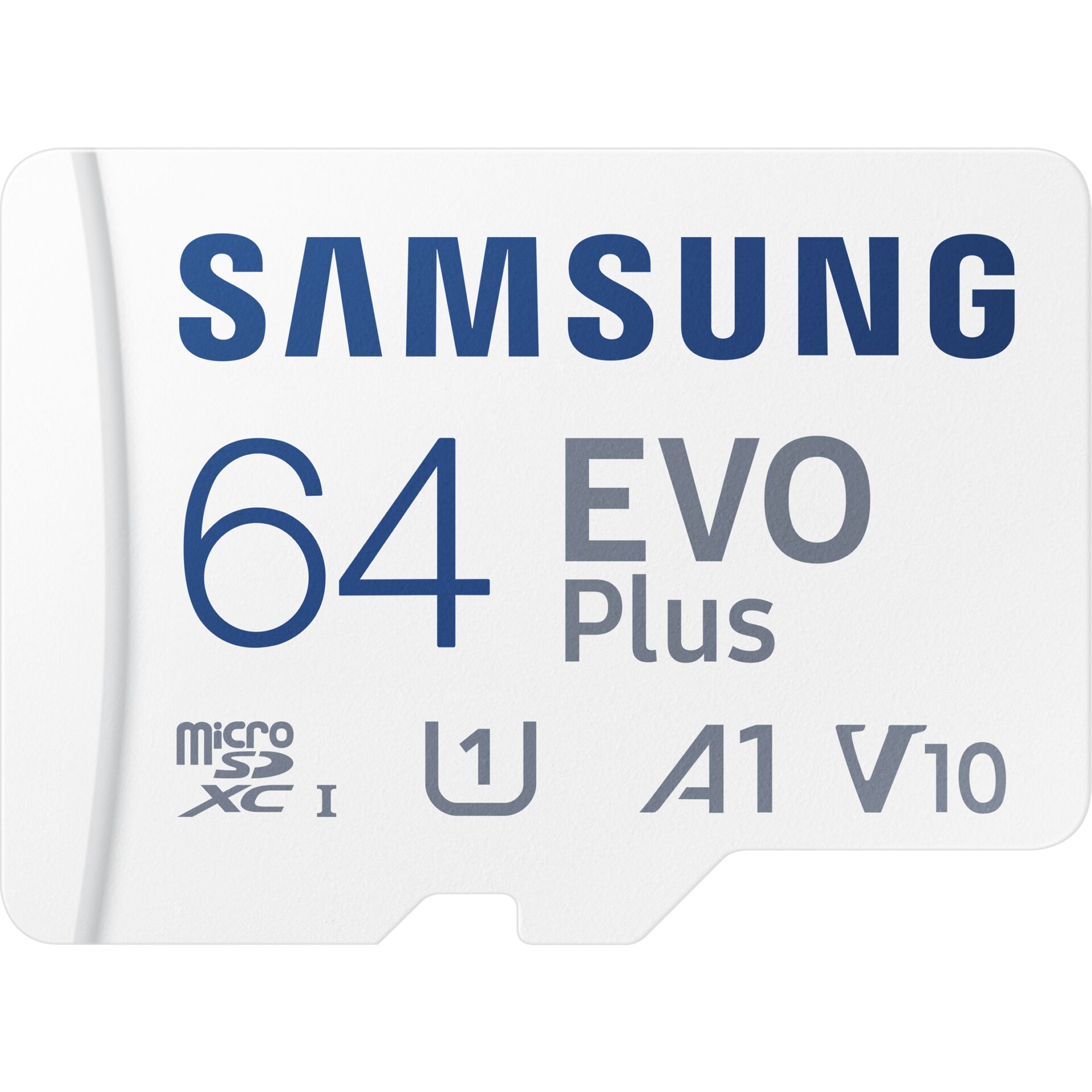 64 GB Samsung EVO Plus 2021 microSDXC Kit Speicherkarte, lesen: 130MB/s