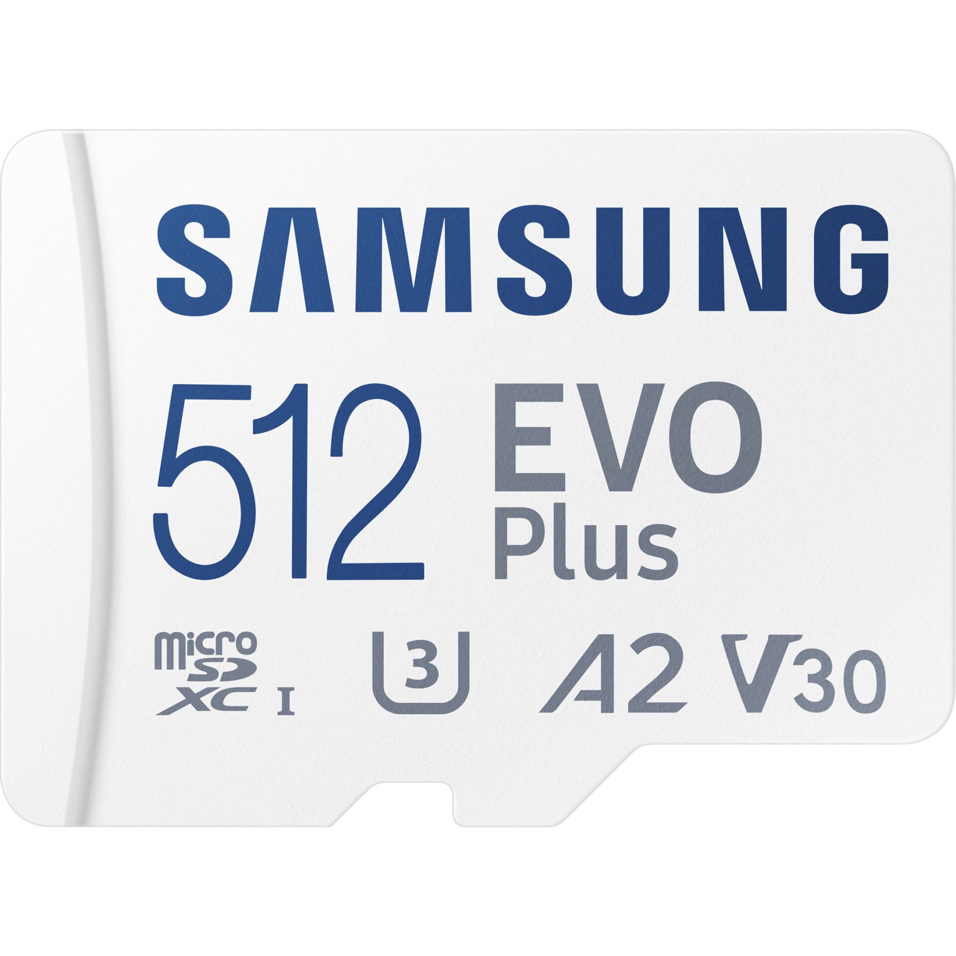 512 GB Samsung EVO Plus 2021 microSDXC Kit Speicherkarte, lesen: 130MB/s