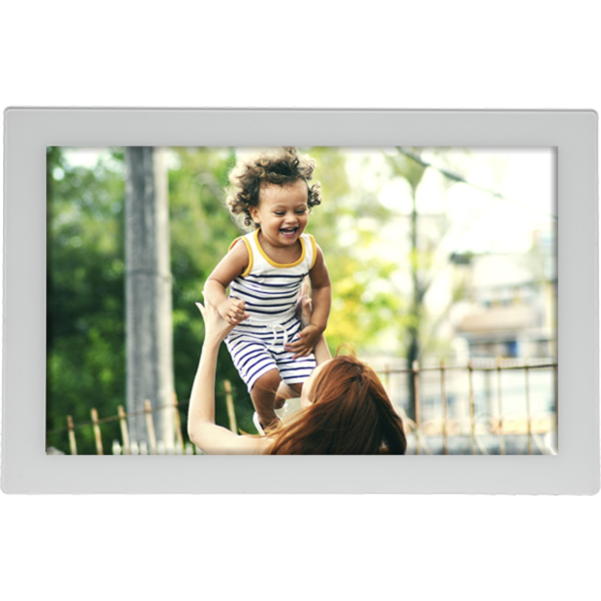 Denver PFF-1037W Digitaler Bilderrahmen Weiß 25,6 cm (10.1) Touchscreen WLAN