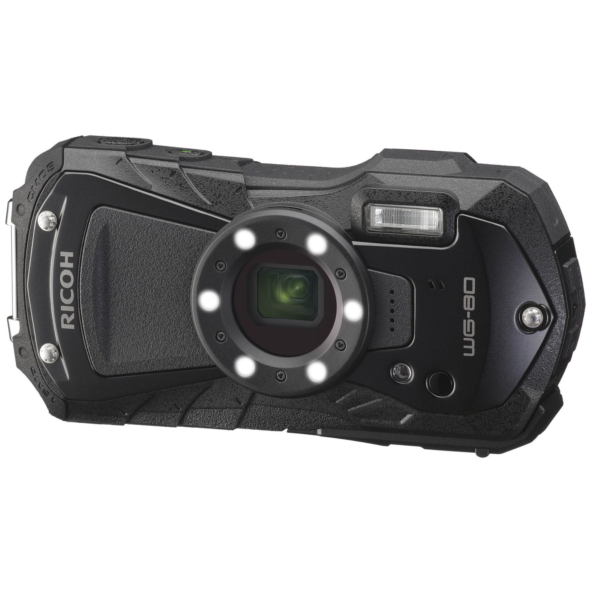 Ricoh WG-80 1/2.3 Kompaktkamera 16 MP CMOS 4608 x 3456 Pixel Schwarz