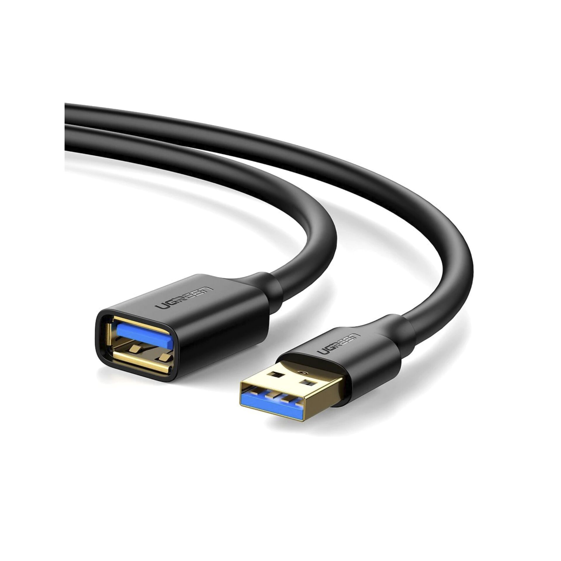 UGREEN USB-A To Female 3.0 Extension Cable Black 1m