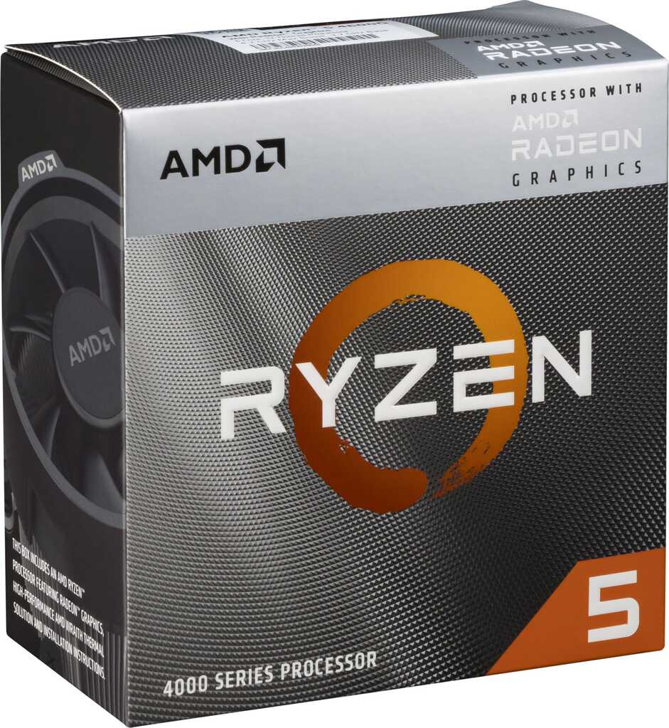 AMD Ryzen 5 4600G, 6C/12T, 3.70-4.20GHz, boxed, Sockel AMD AM4 (PGA1331), Renoir CPU