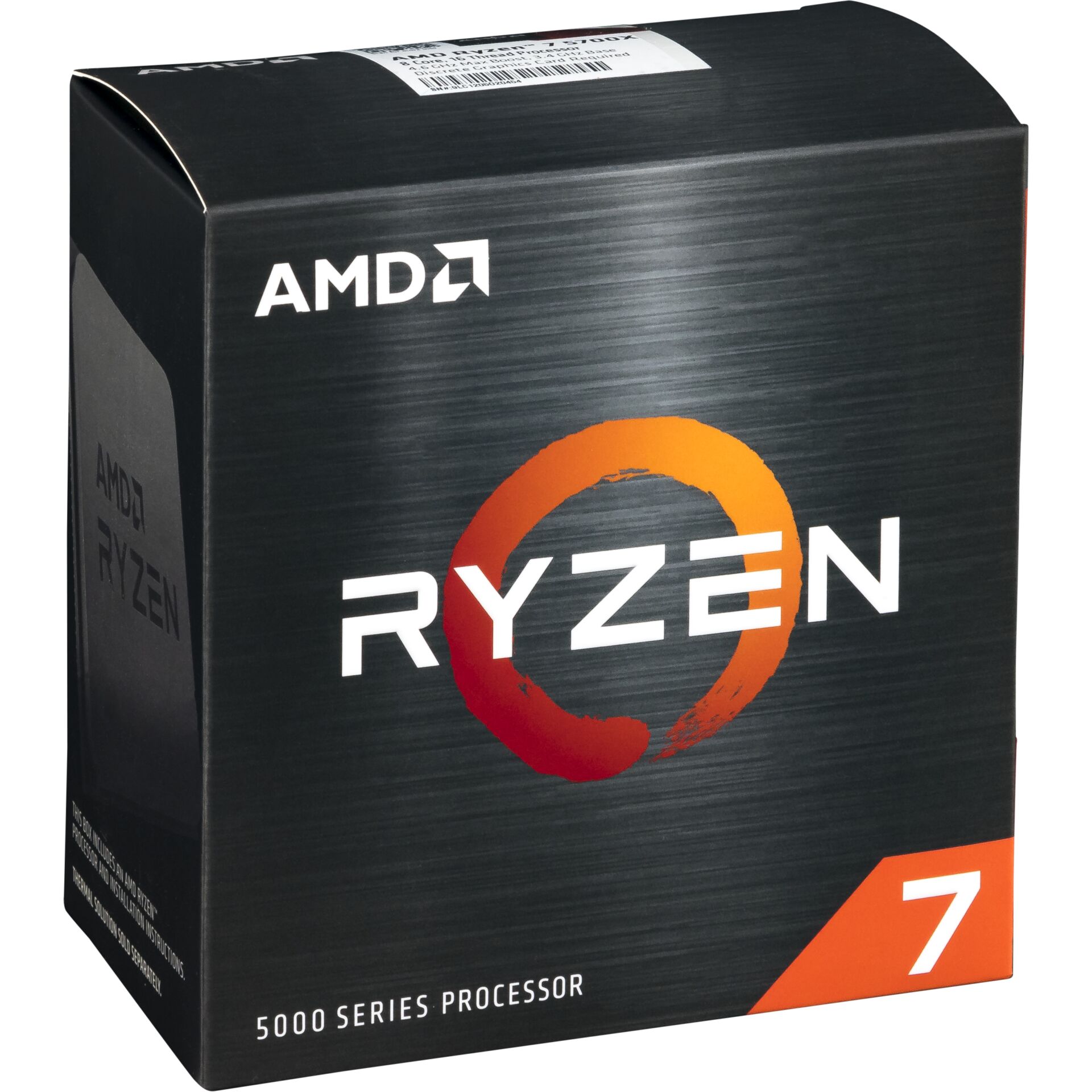 AMD Ryzen 7 5700X, 8C/16T, 3.40-4.60GHz, boxed ohne Kühler, Sockel AM4 (PGA), Vermeer CPU