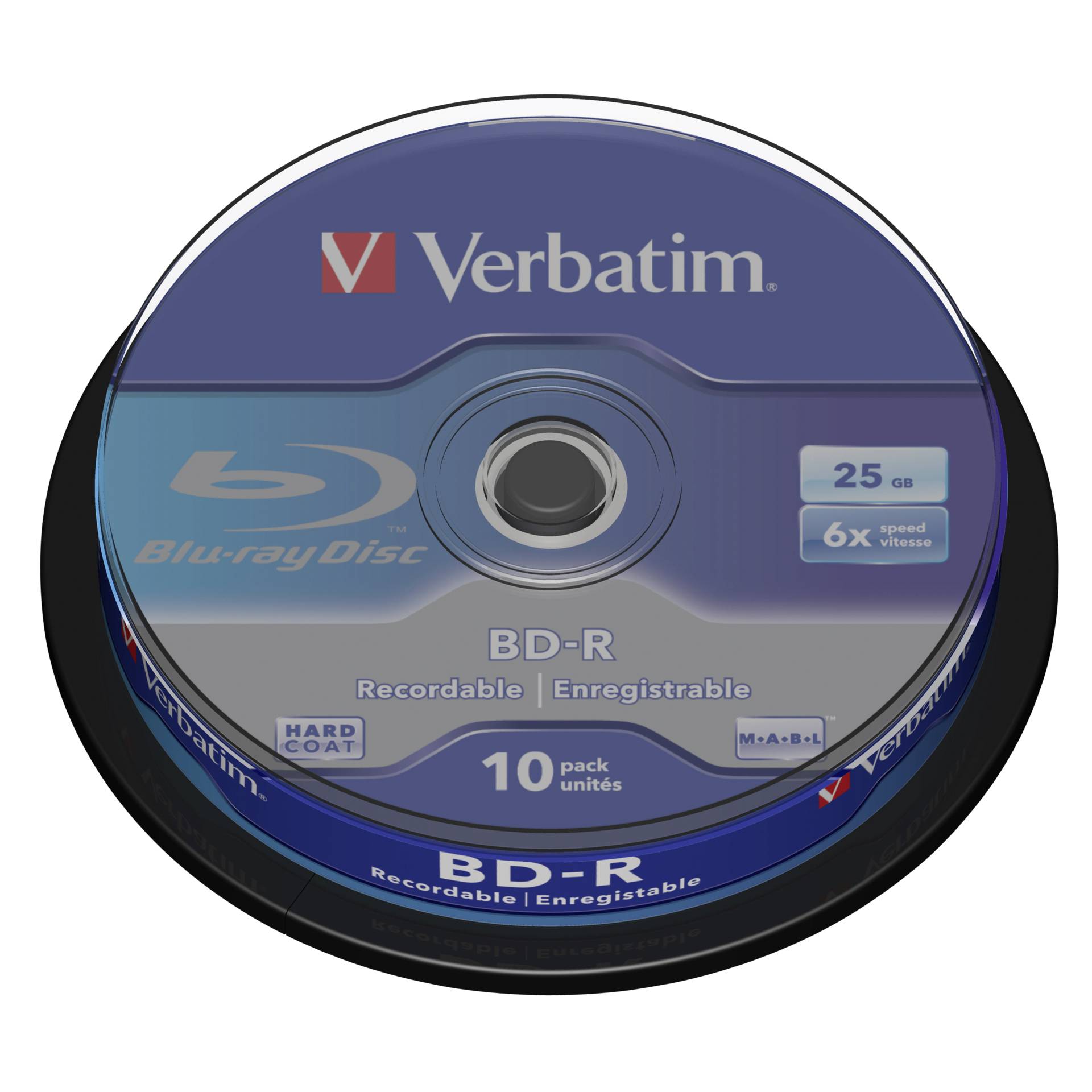 Verbatim BD-R 6x 10er Spindel 25GB Blu-Ray-Rohlinge 