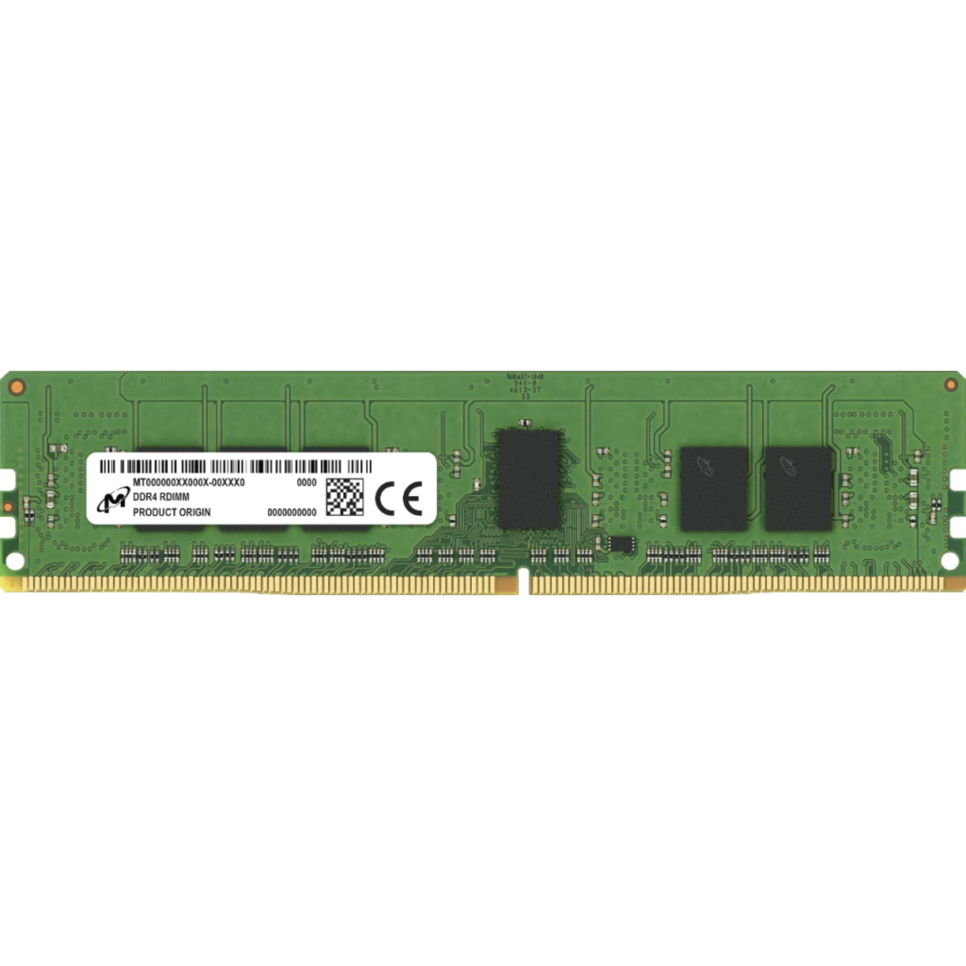 DDR4RAM 16GB DDR4-3200 Micron VLP DIMM ECC, CL19-19-19 