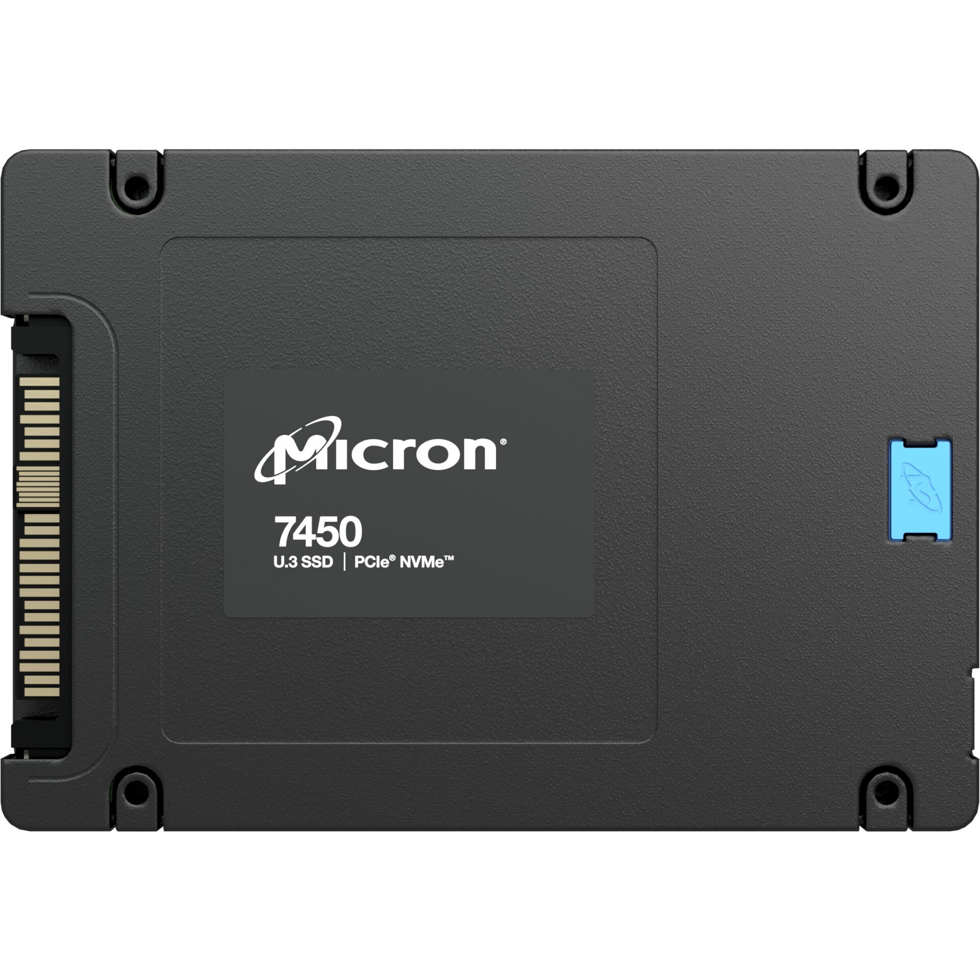 1.9 TB SSD Micron 7450 PRO - 1DWPD U.3/SFF-TA-1001 (PCIe 4.0 x4/2x2), lesen: 6800MB/s, schreiben: 2700MB/s