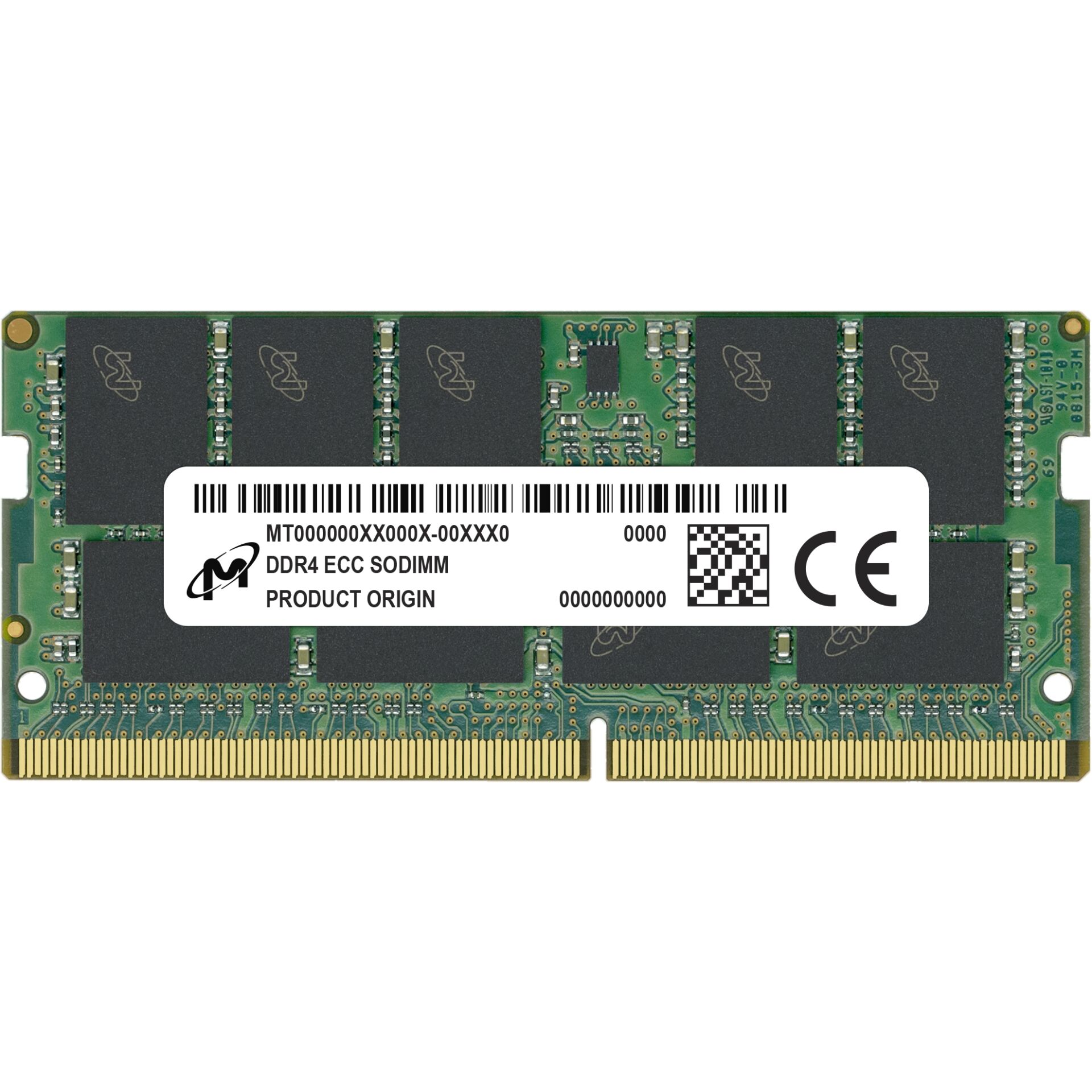 DDR4RAM 32GB DDR4-3200 Micron SO-DIMM ECC, CL22-22-22 