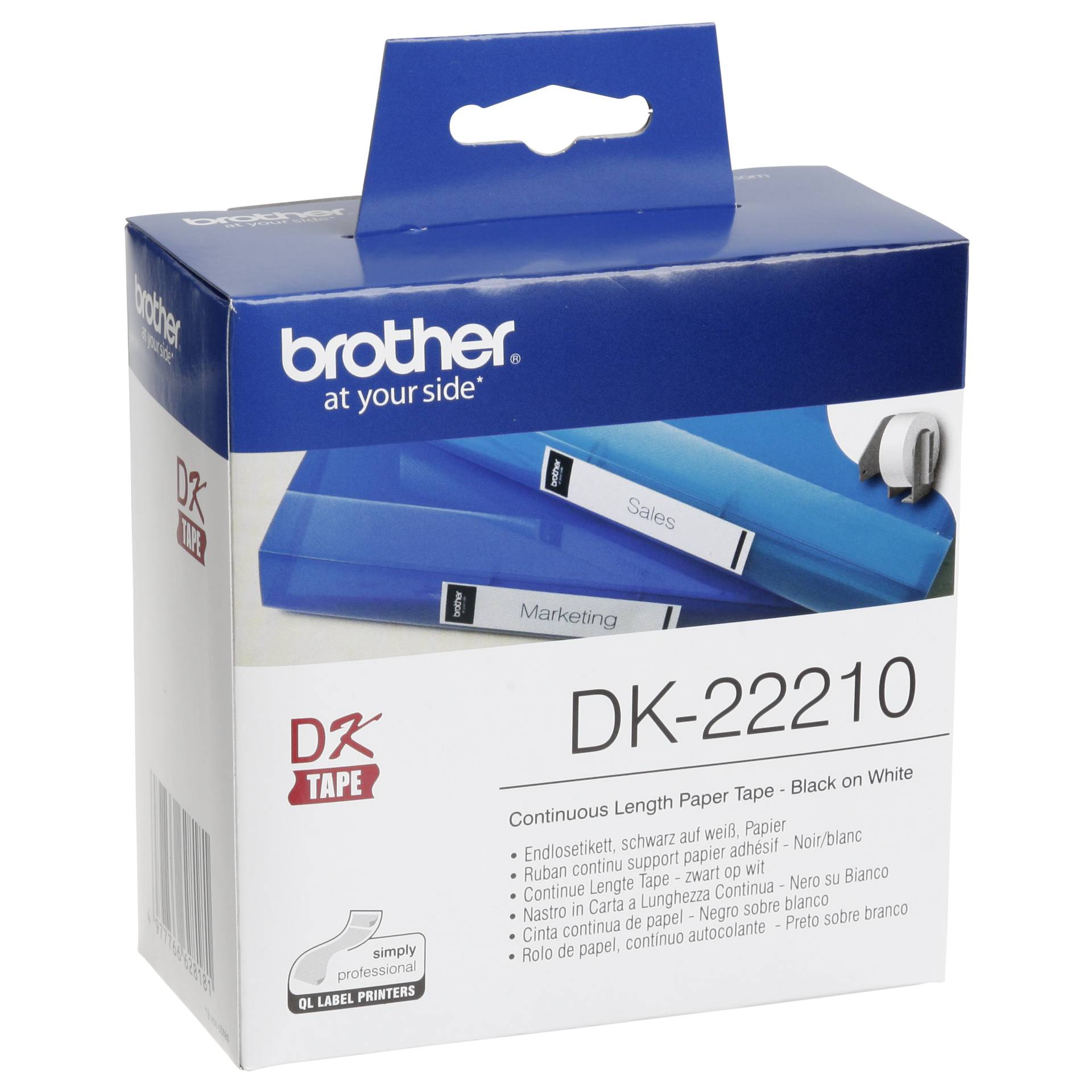 Brother DK-22210 Endlosetiketten 