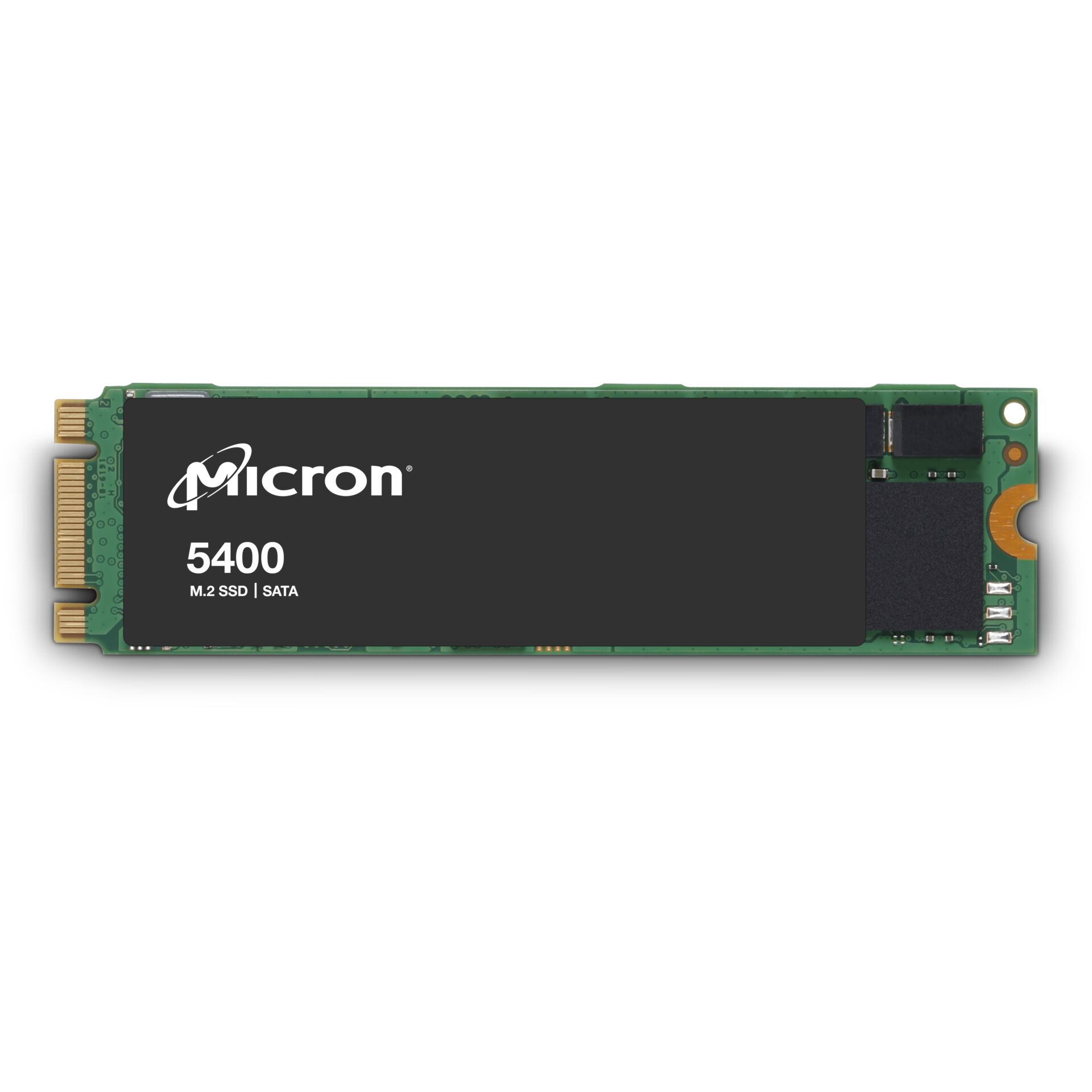 960 GB SSD Micron 5400 PRO - Read Intensive, M.2/B-M-Key (SATA 6Gb/s), lesen: 540MB/s, schreiben: 520MB/s, TBW: 2.63P