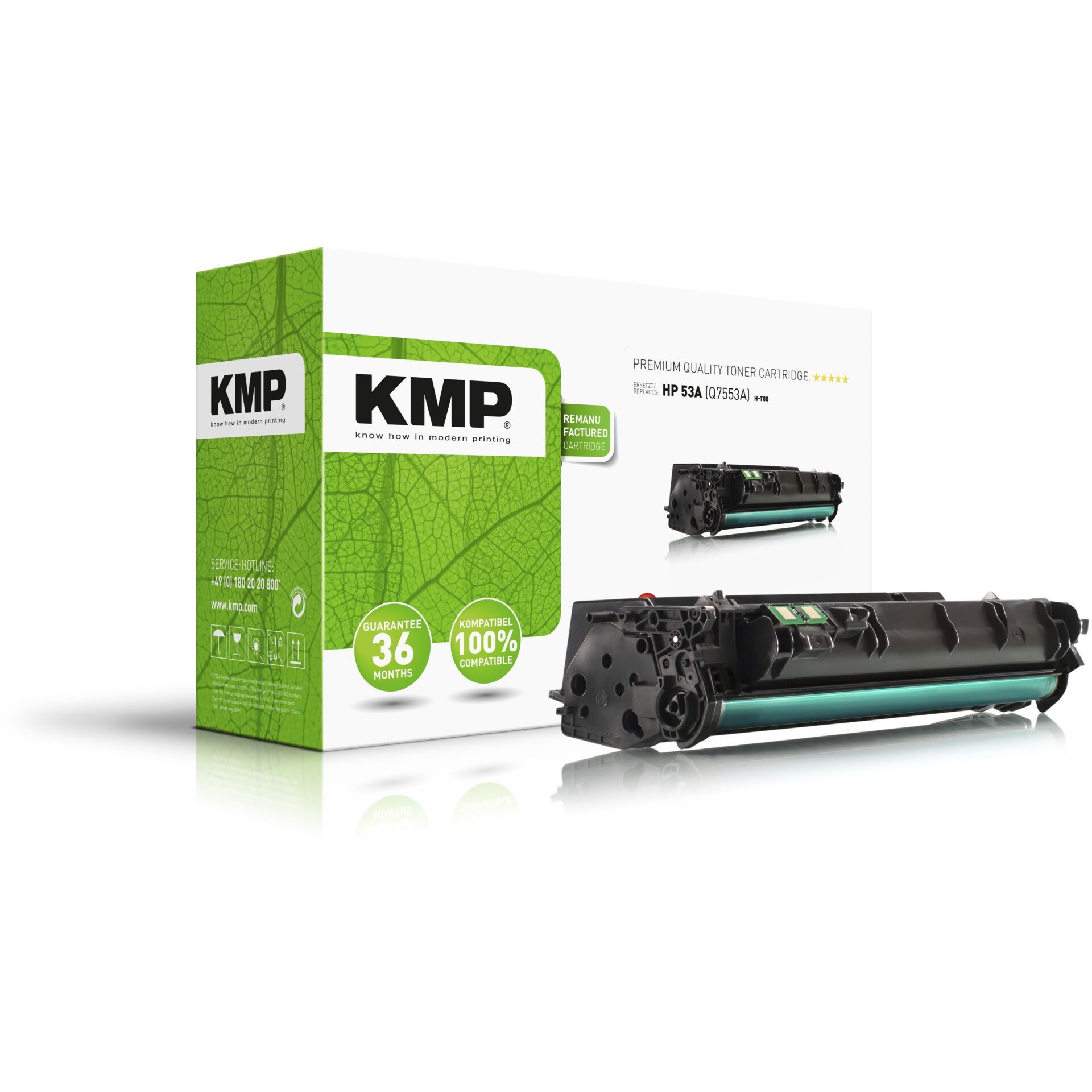KMP H-T88 Toner schwarz XXL kompatibel mit HP Q 7553 X