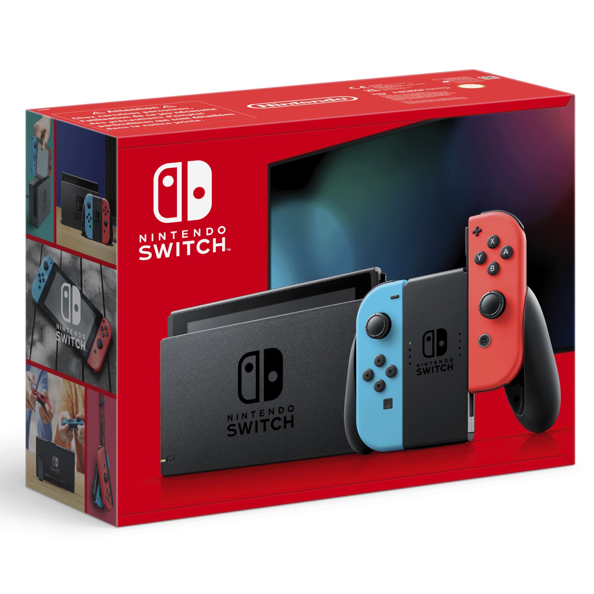 Nintendo Switch portable game console 15.8 cm (6.2) 32 GB Touchscreen Wi-Fi Blue, Grey, Red