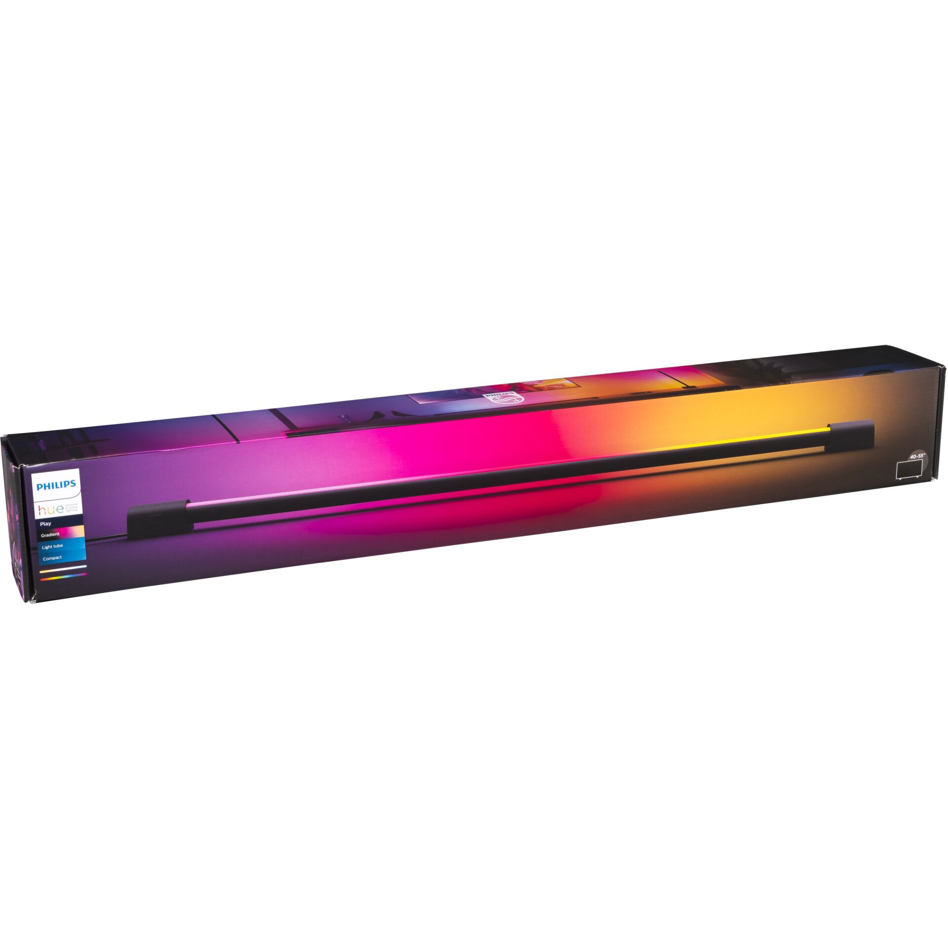 Philips Hue White and Color ambiance Play Gradient Light Tube schwarz kompakt