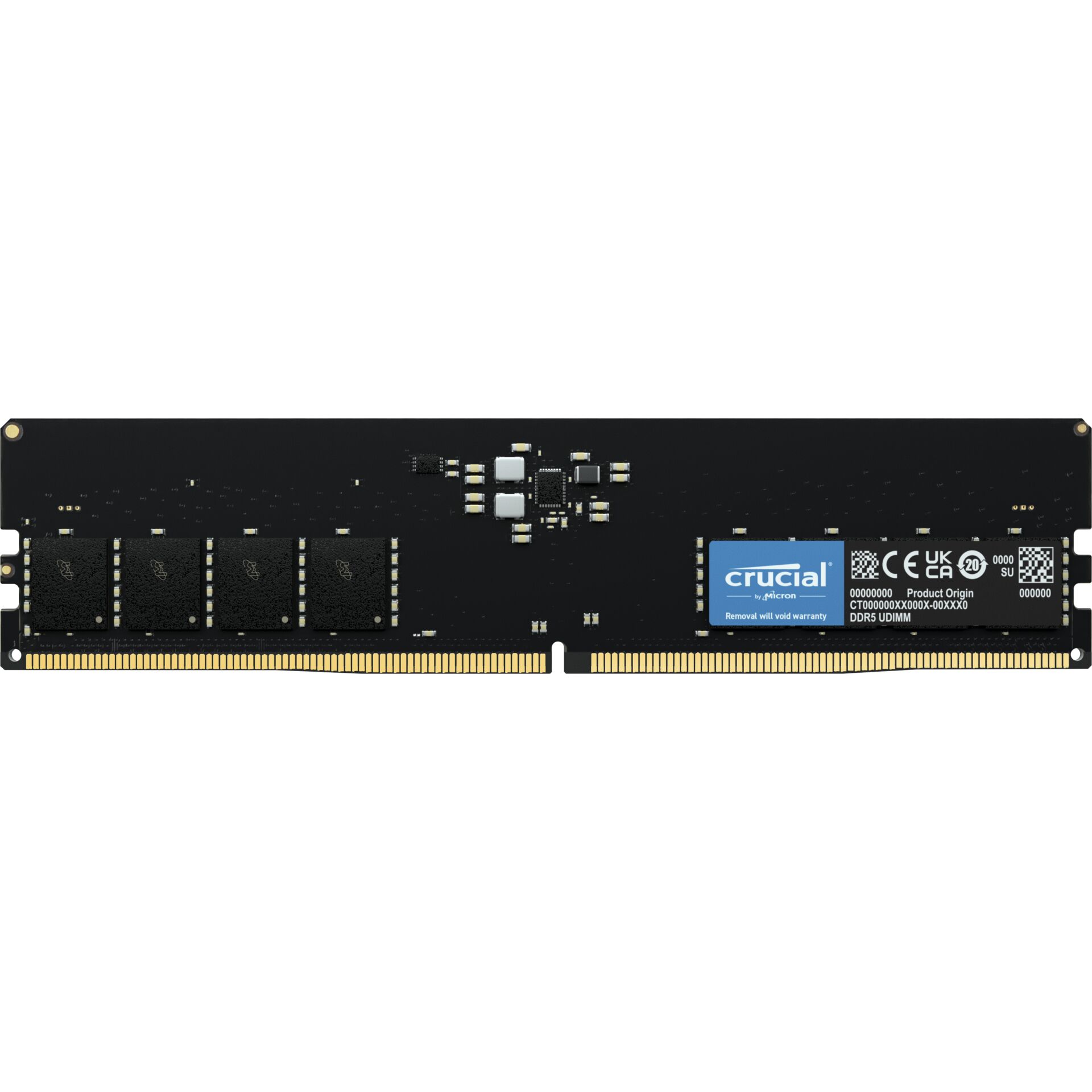 DDR5RAM 16GB DDR5-5200 Crucial DIMM on-die ECC, CL42-42-42