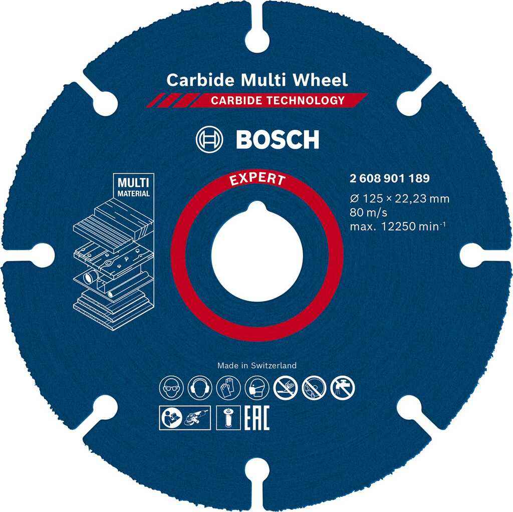 Bosch  Carbide Multiwheel 125x22 23mm EXPERT