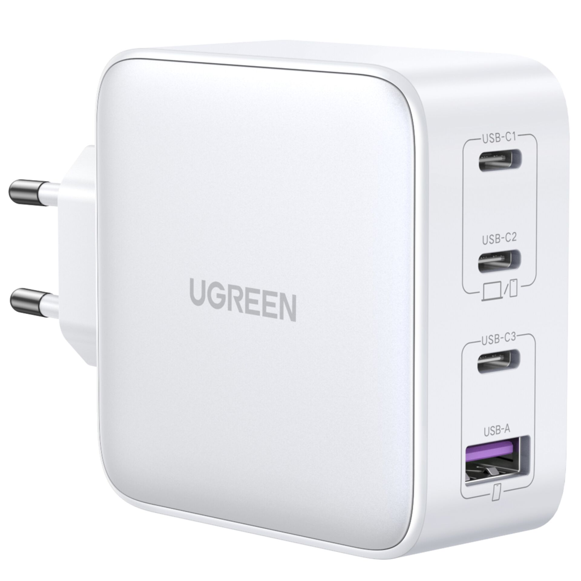 Ugreen Nexode 100W GaN USB-C Wall Charger 4 Ports weiß
