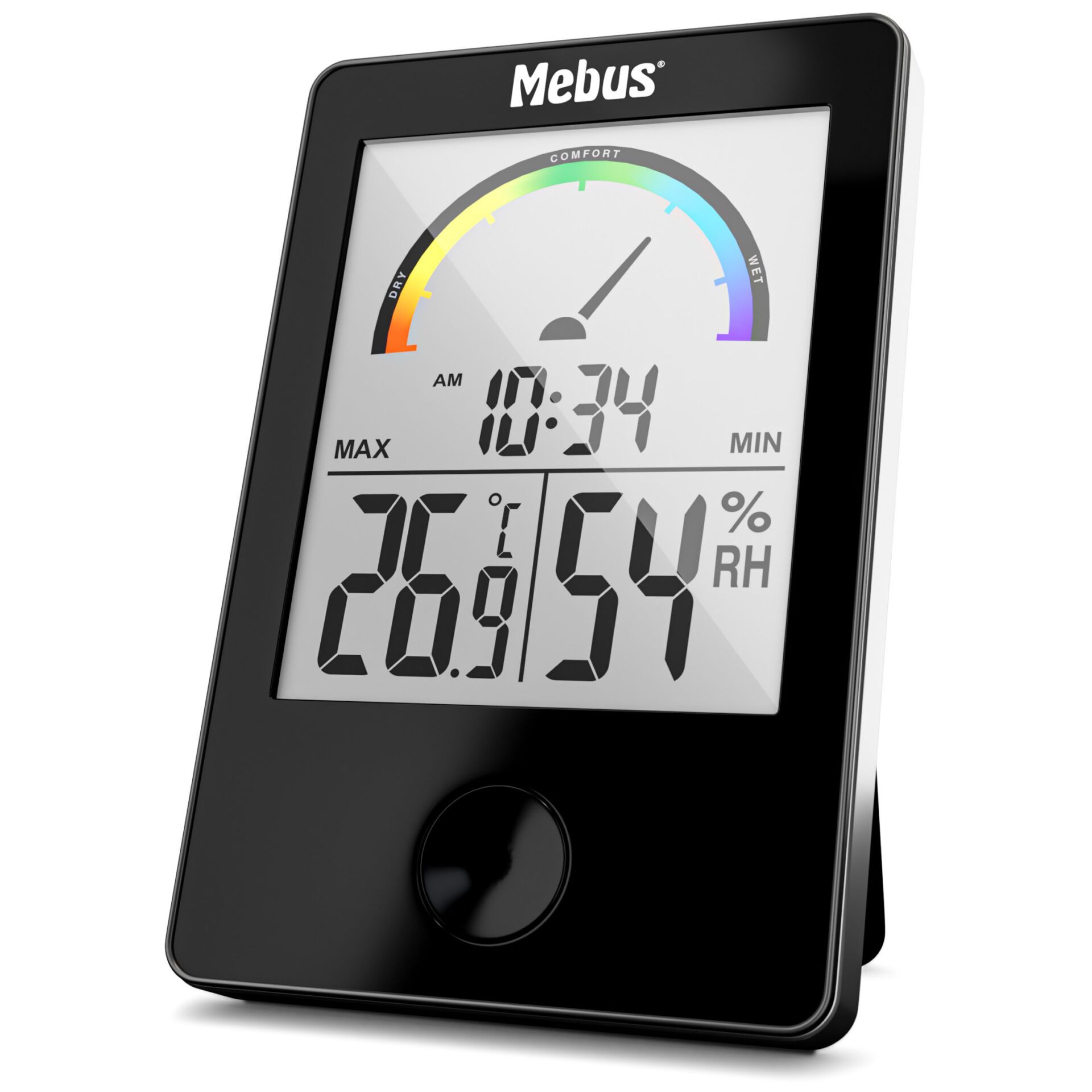 Mebus 40929 Thermo-Hygrometer        schwarz
