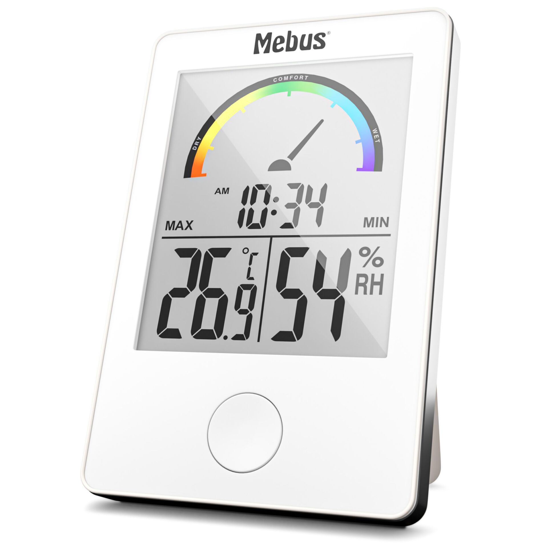 Mebus 11130 Thermo-Hygrometer           weiß