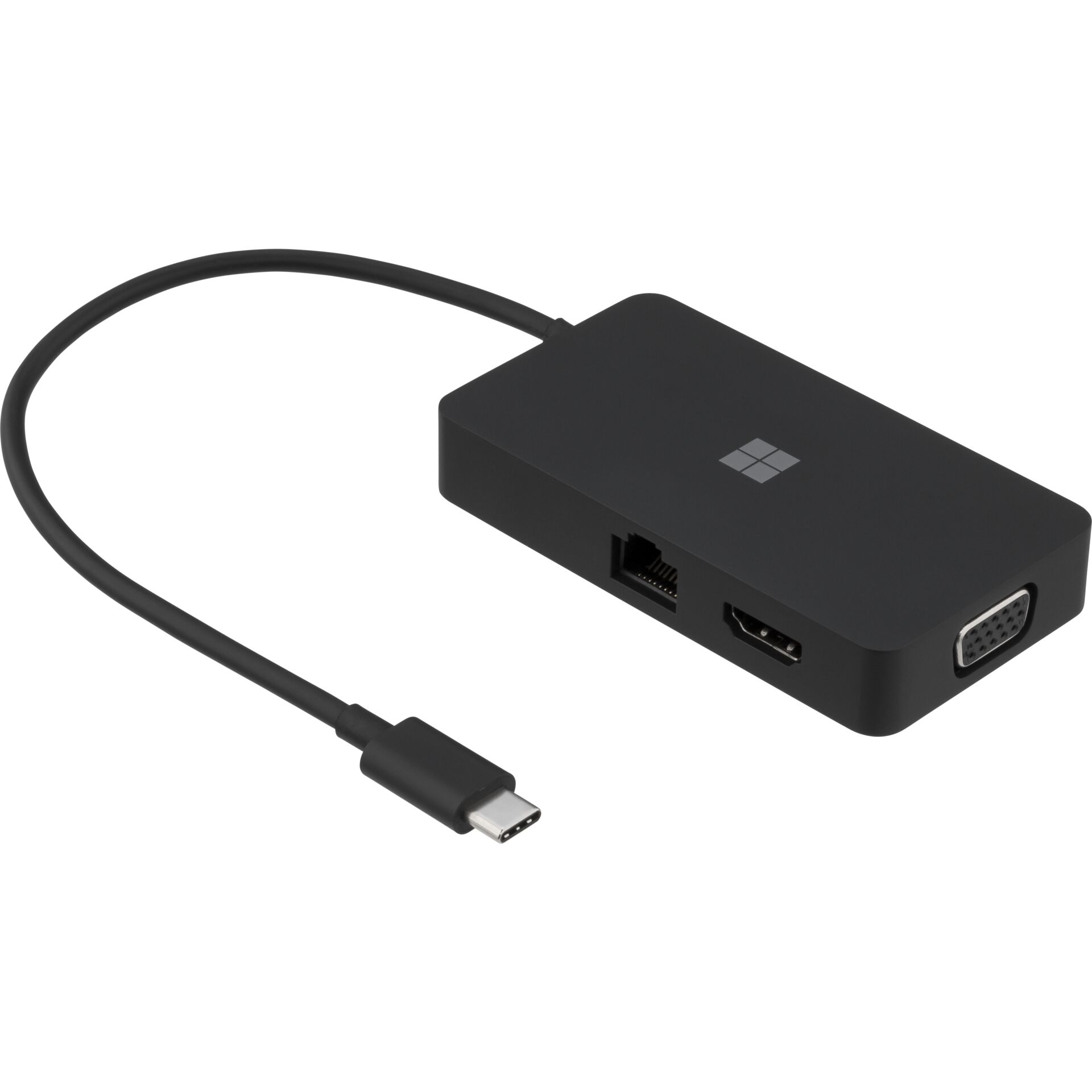 Microsoft USB-C Travel Hub Black USB-Grafikadapter Schwarz
