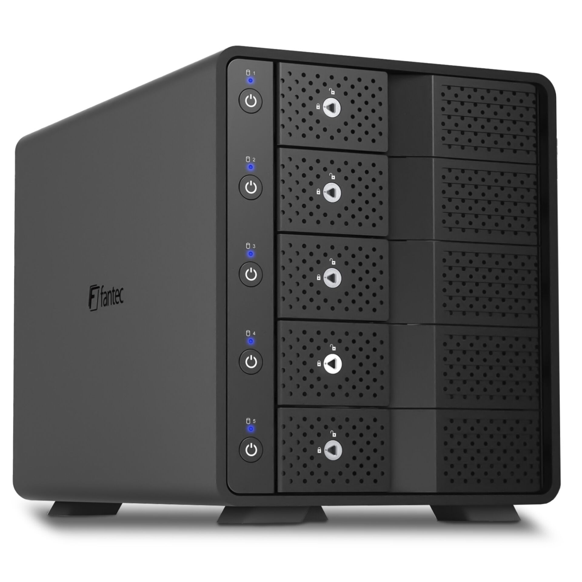 Fantec MB-X5U31H, 5x 3.5, USB-C 3.1