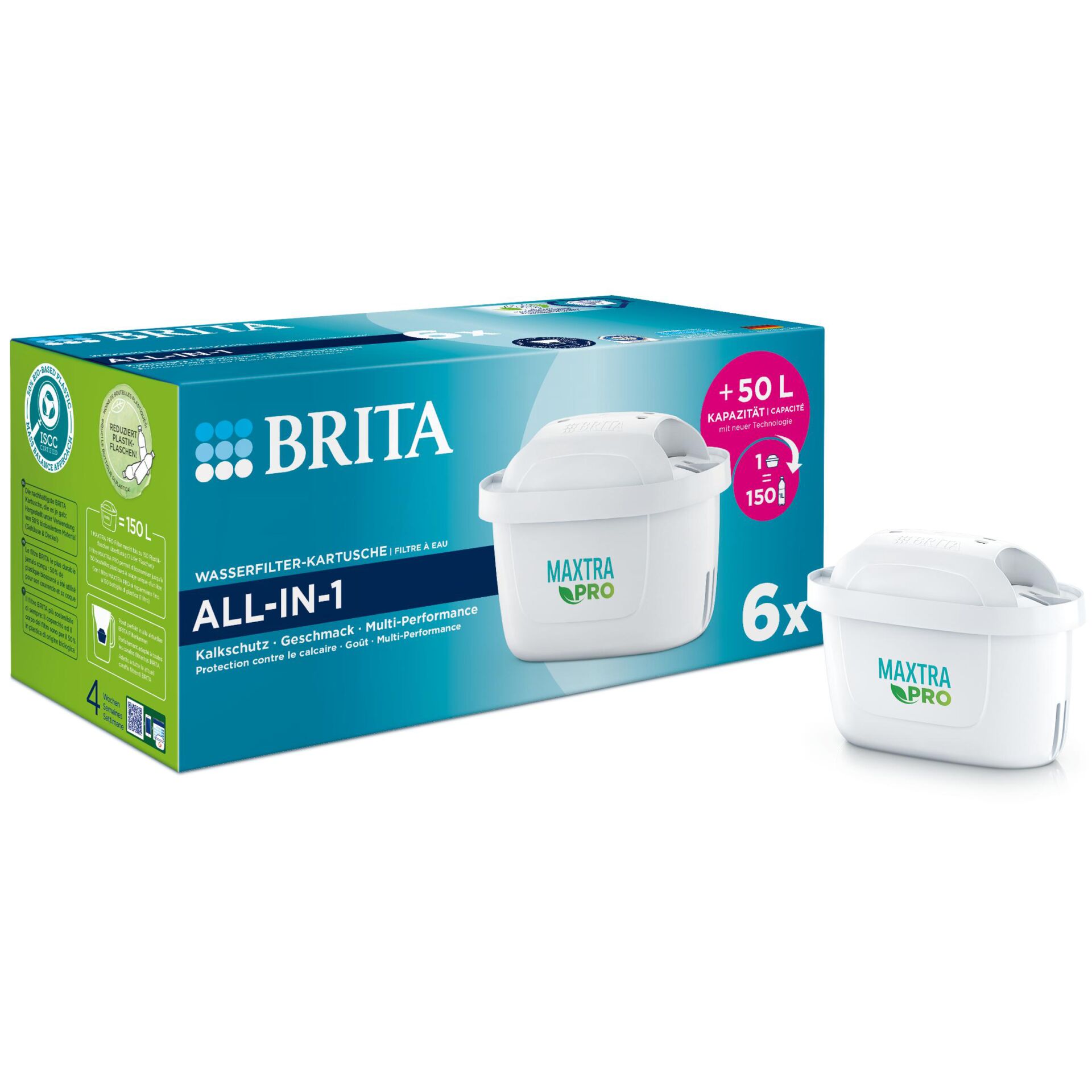 Brita MAXTRA PRO ALL-IN-1 Wasserfilterkartusche 6 Stück(e)