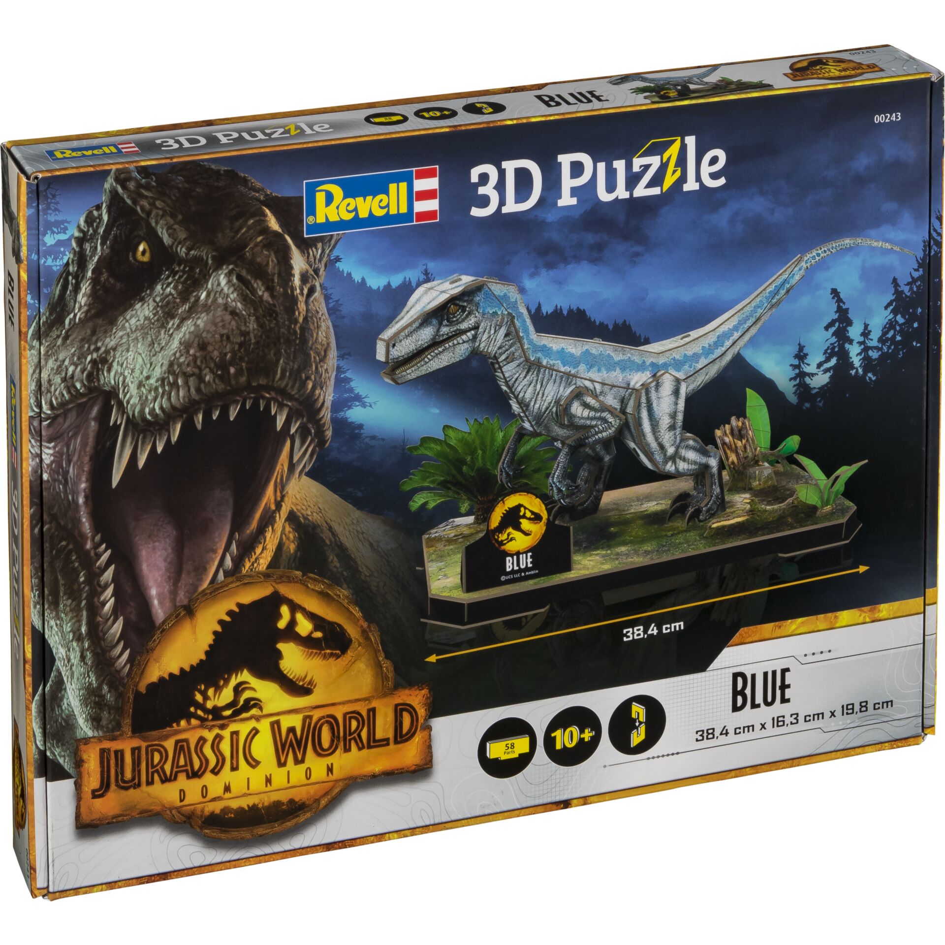 Revell Jurassic World Dominion - Blue 3D-Puzzle 50 Stück(e) Tiere