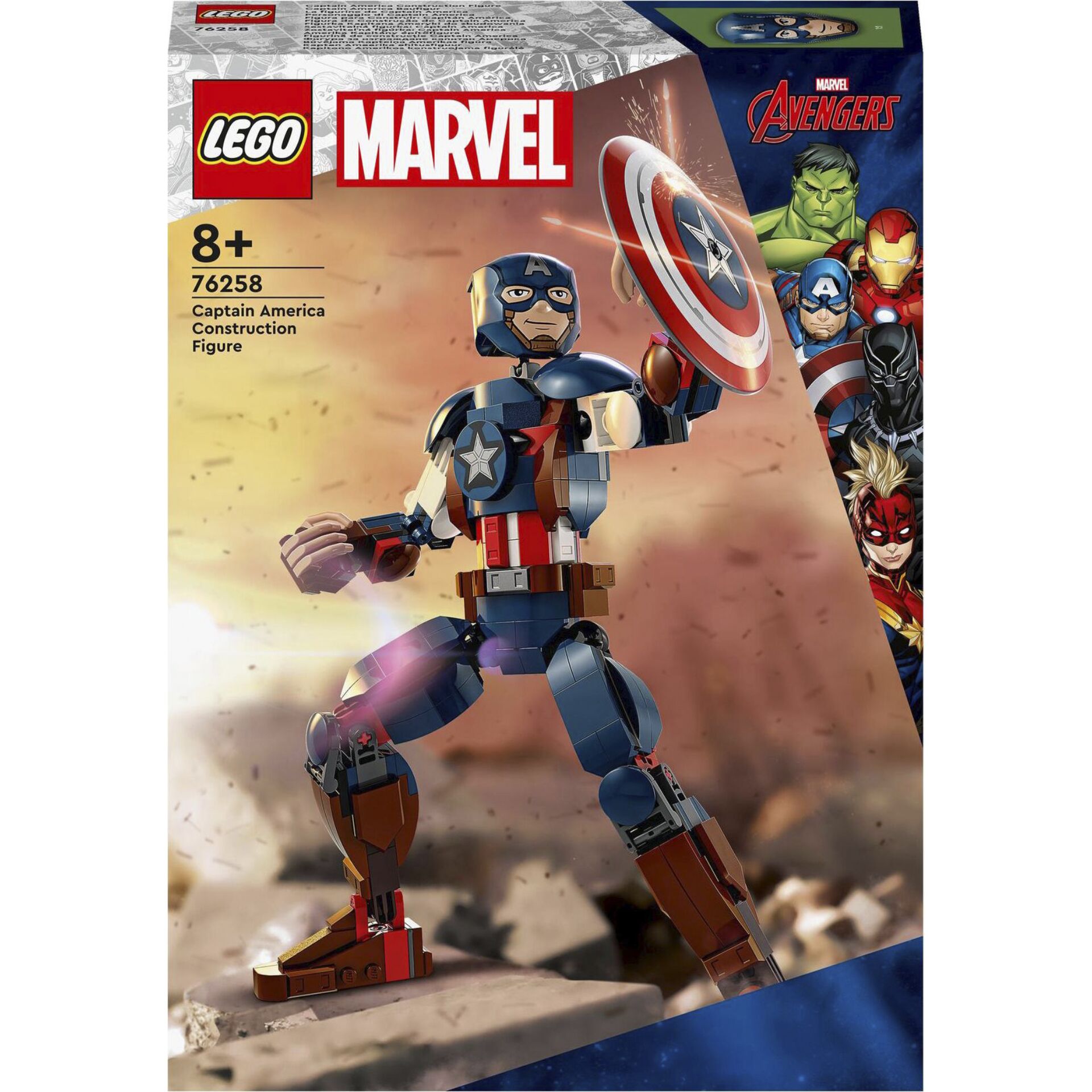 LEGO Marvel Super Heroes Spielset - Captain America Baufigur