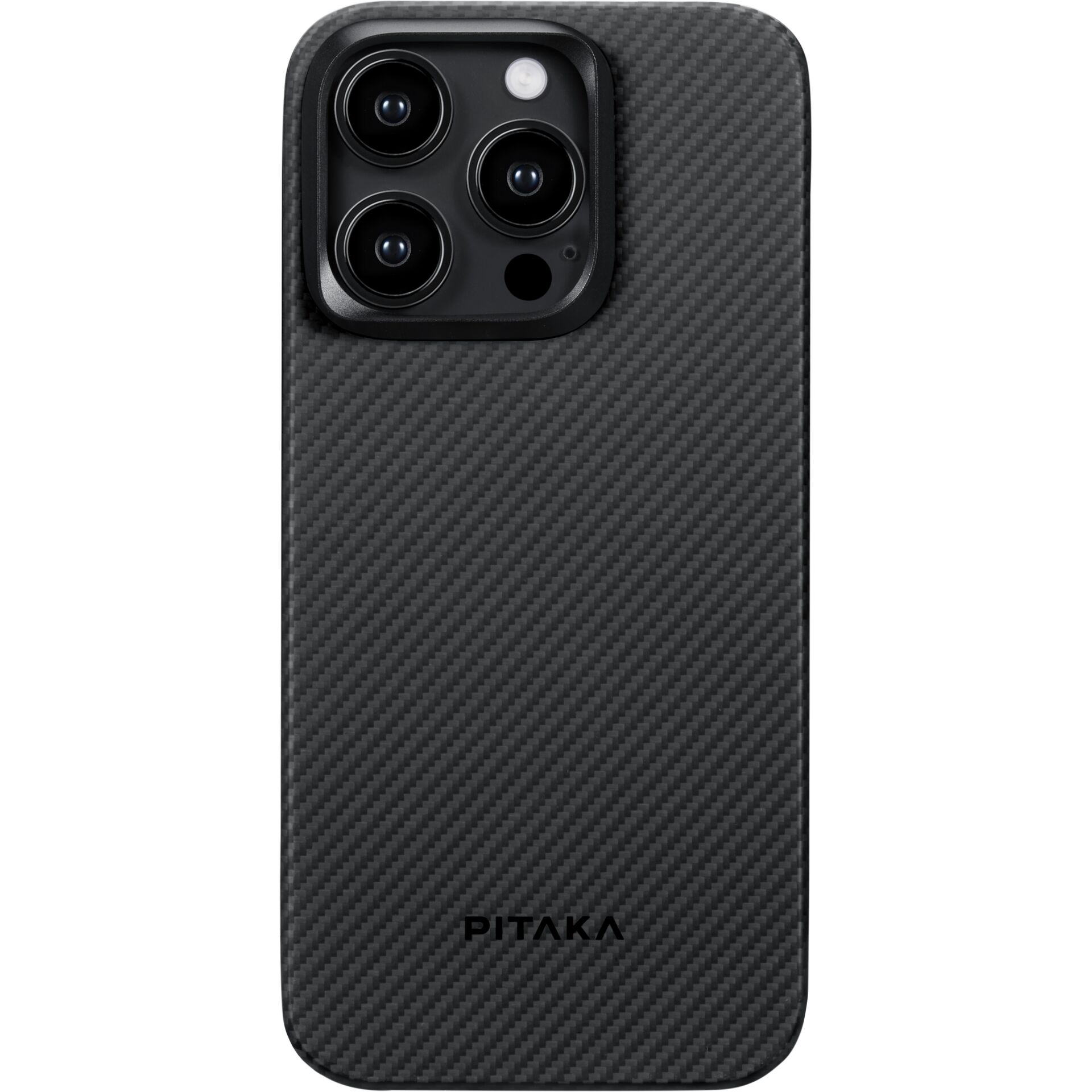 Pitaka MagEZ Case 4 Twill für Apple iPhone 15 Pro schwarz/grau