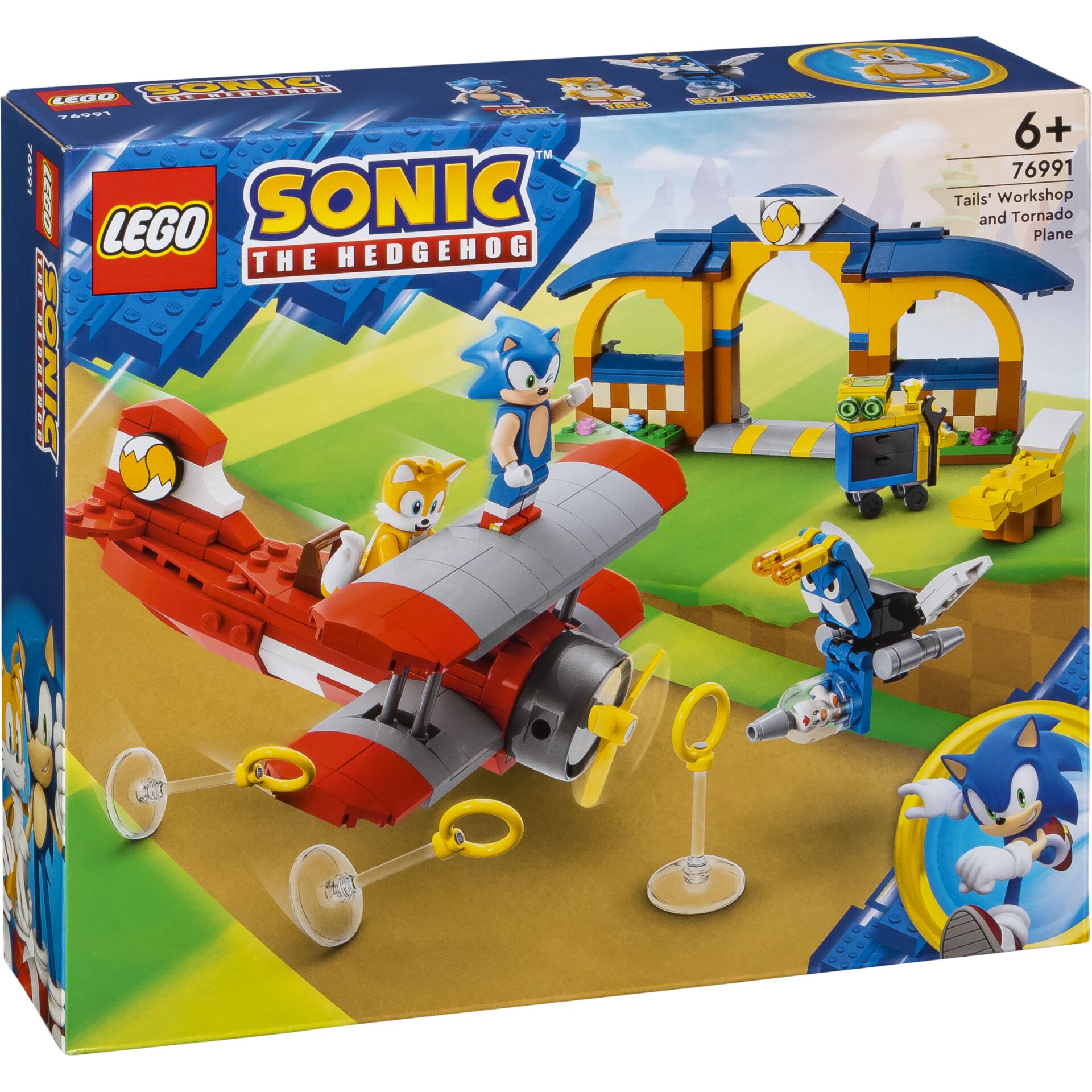 LEGO Sonic the Hedgehog - Tails Tornadoflieger mit Werkstatt