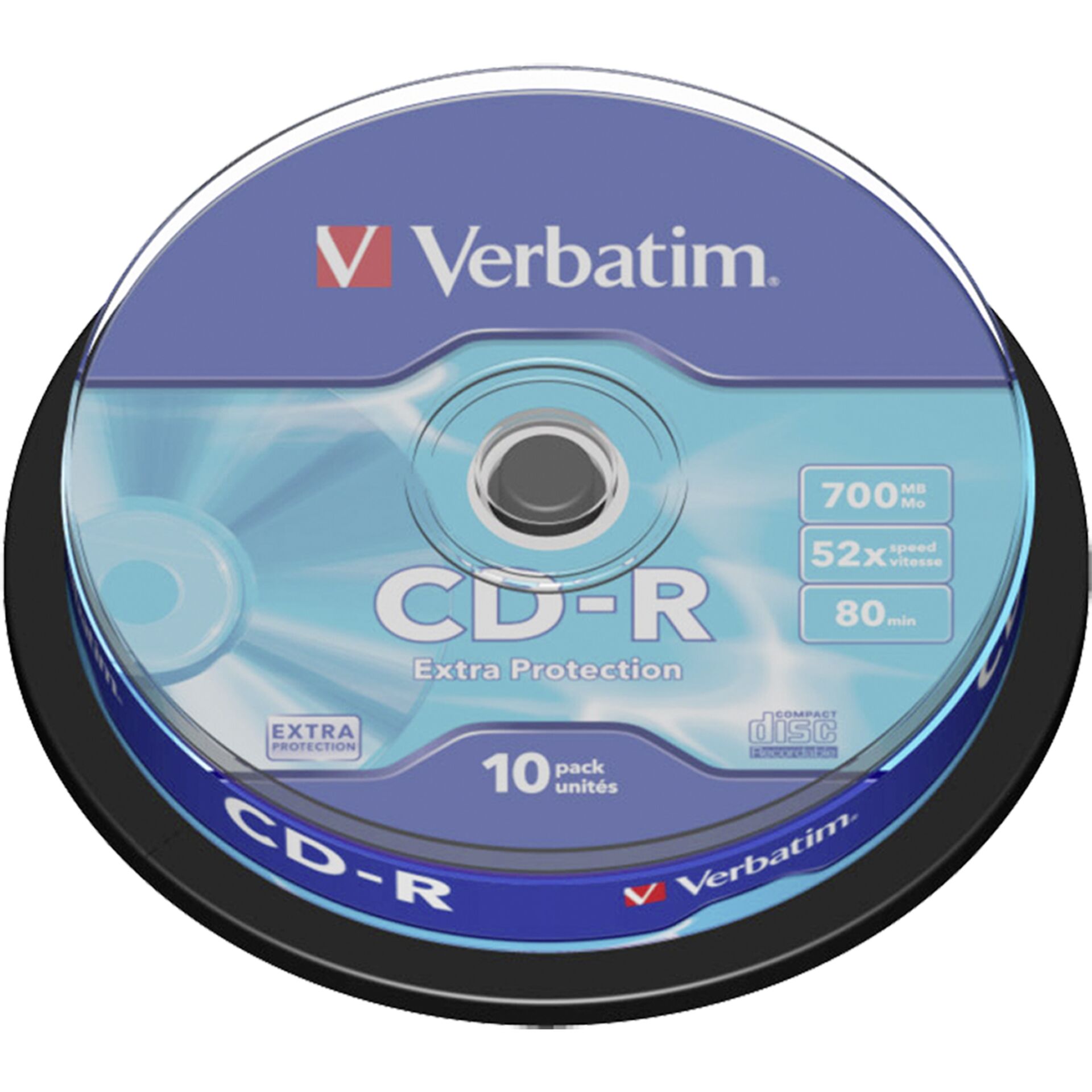 Verbatim Extra Protection CD-R 700MB 52x,10er Spindel 