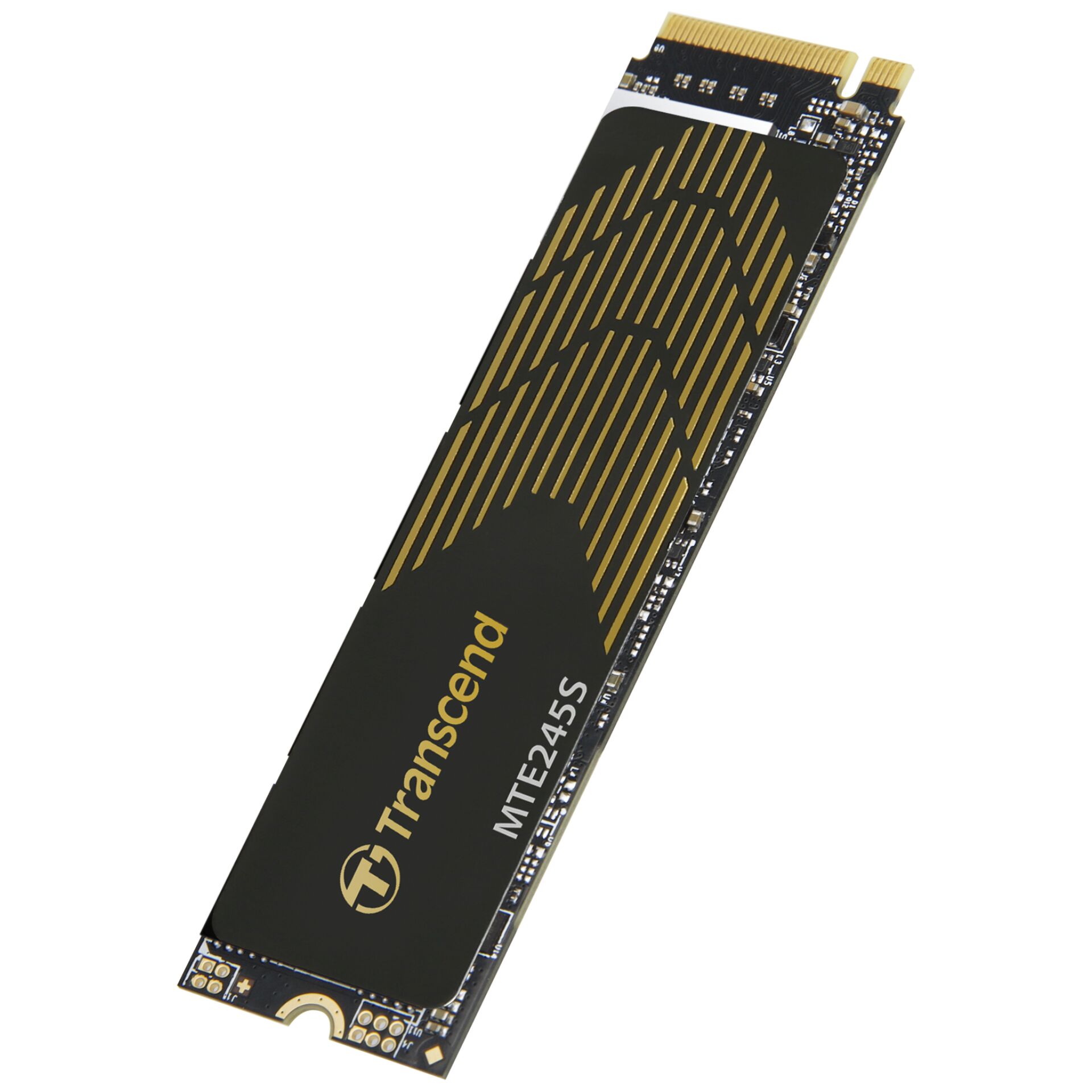 1.0 TB SSD Transcend MTE245S SSD, M.2/M-Key (PCIe 4.0 x4), lesen: 5300MB/s, schreiben: 4600MB/s SLC-Cached, TBW: 6