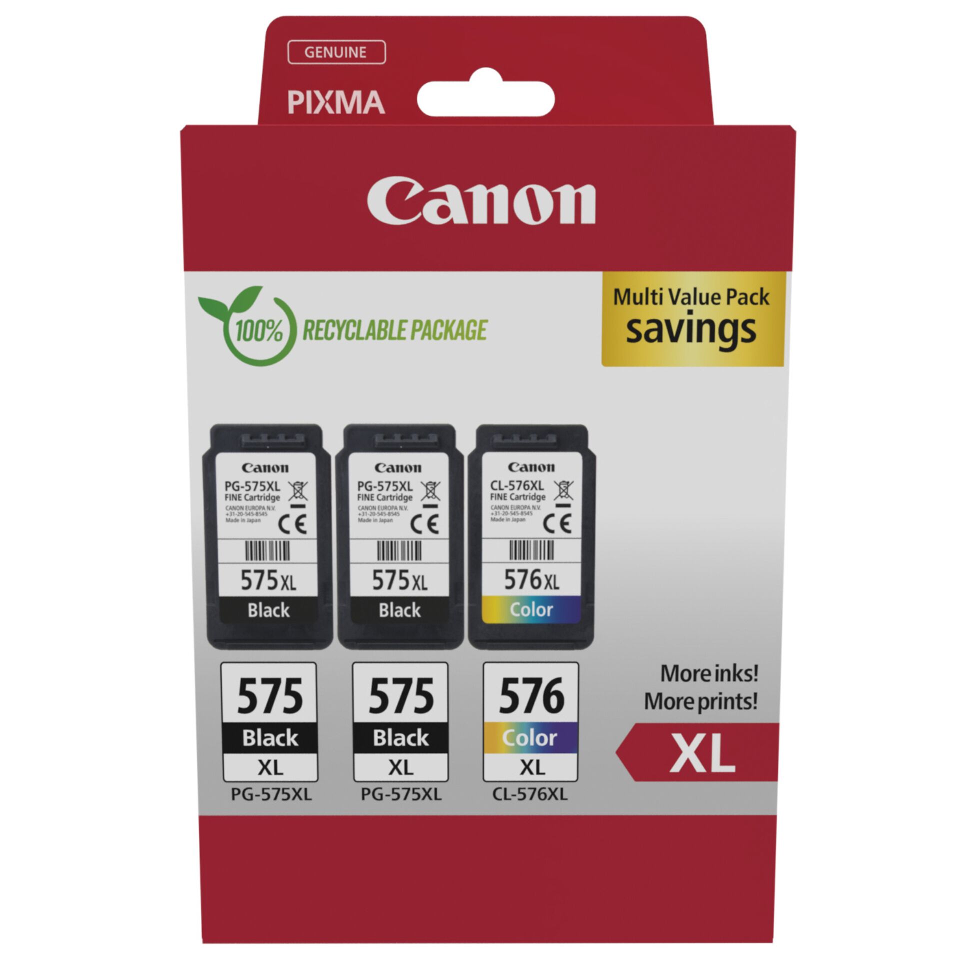 Canon PG-575 XL x2 / CL-576 XL Multi Pack