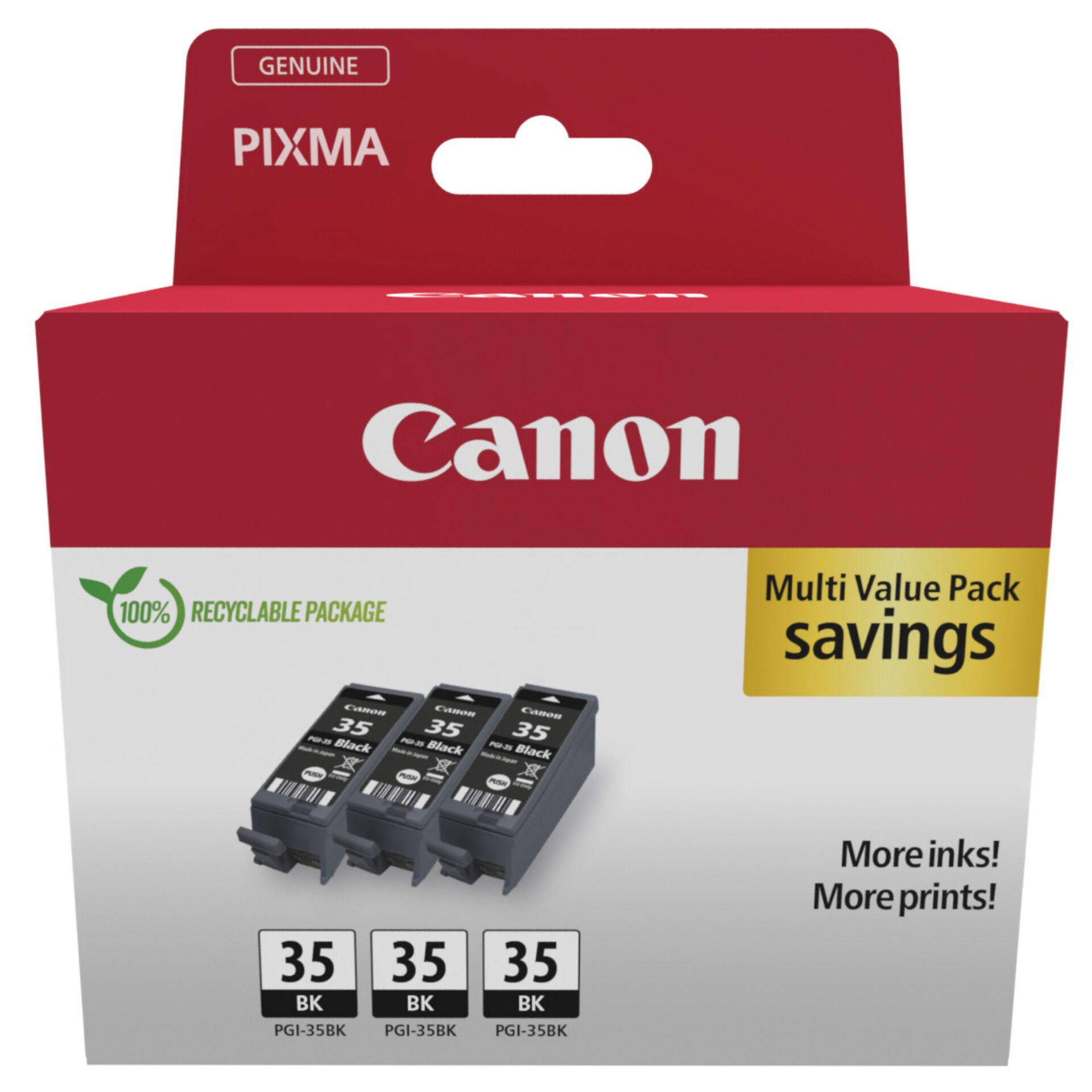 Canon PGI-35 BK schwarz Triple Pack