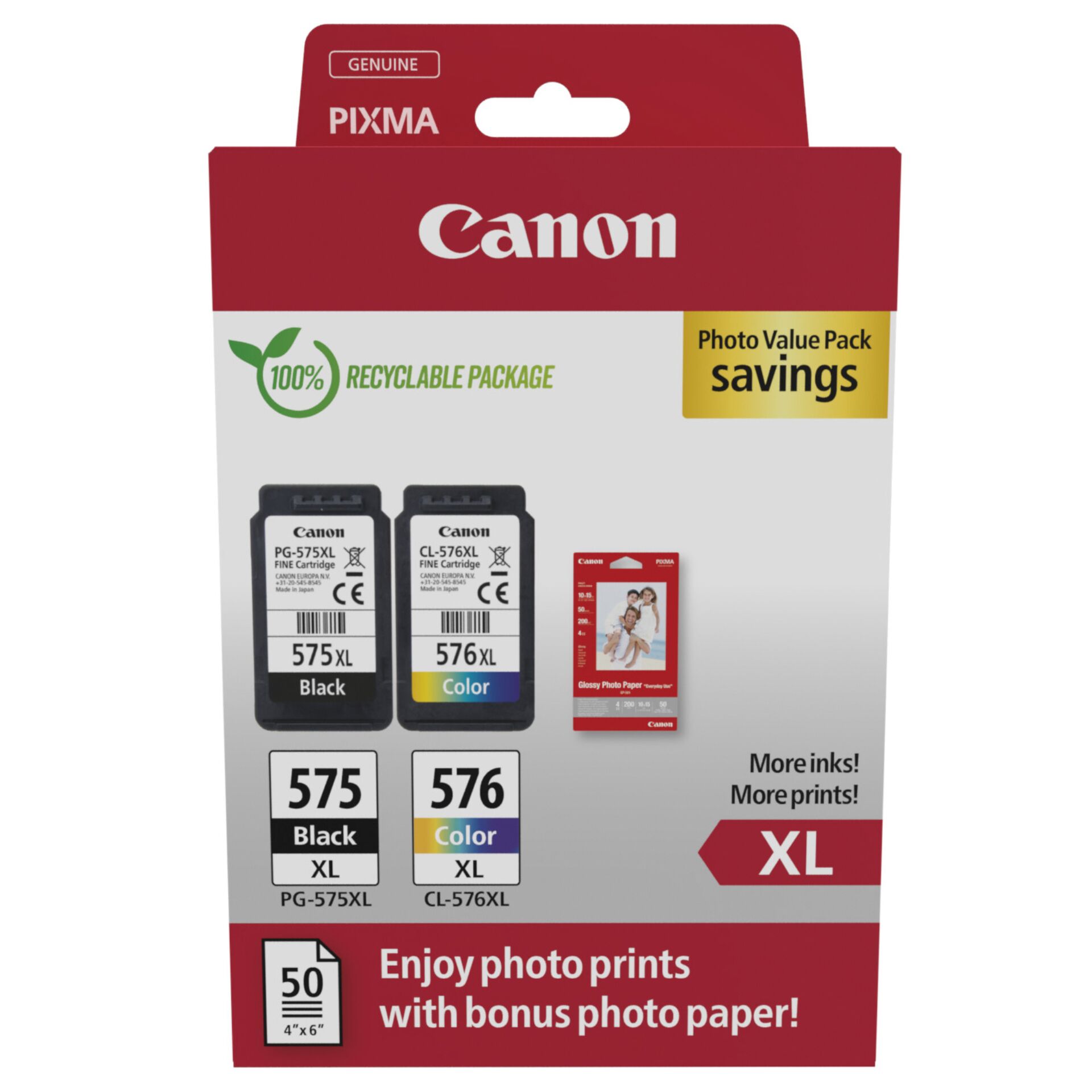 Canon PG-575 XL / CL-576 XL Photo Value Pack