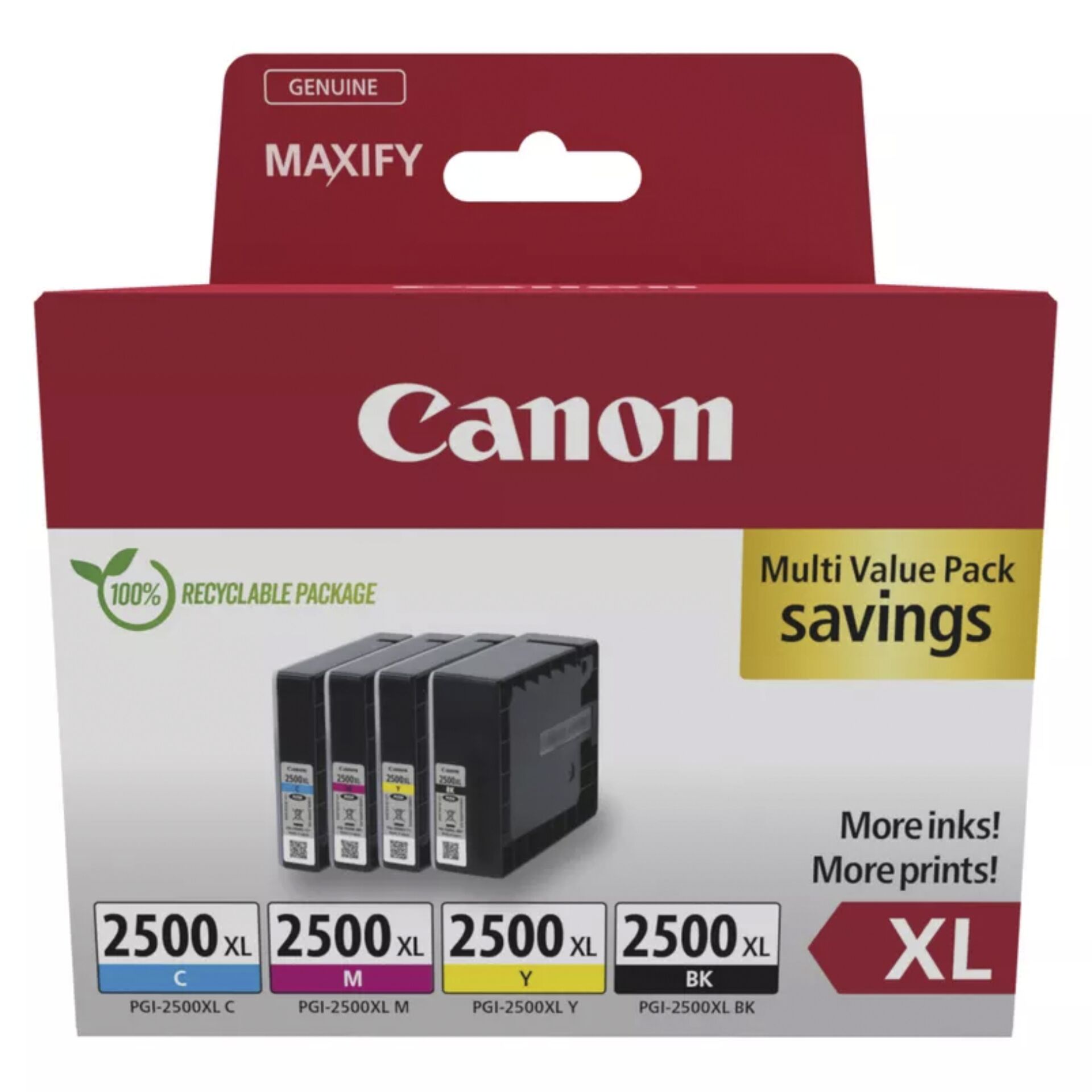 Canon PGI-2500 XL BK/C/M/Y Multipack