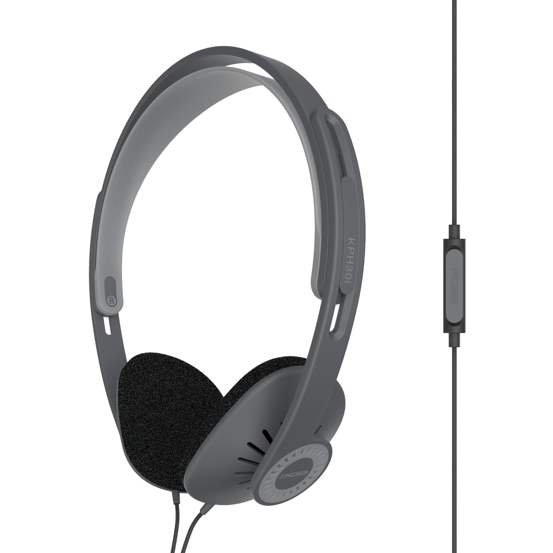 Koss KPH30i Kopfhörer Kabelgebunden Kopfband Anrufe/Musik Grau