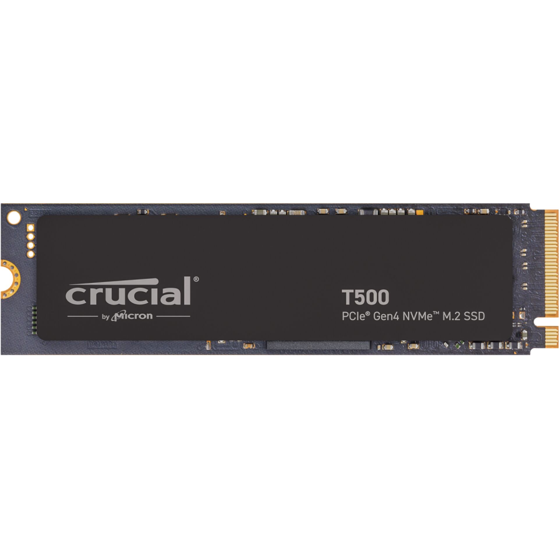 2.0 TB SSD Crucial T500 SSD, M.2/M-Key (PCIe 4.0 x4), lesen: 7400MB/s, schreiben: 7000MB/s SLC-Cached, TBW: 1.2PB