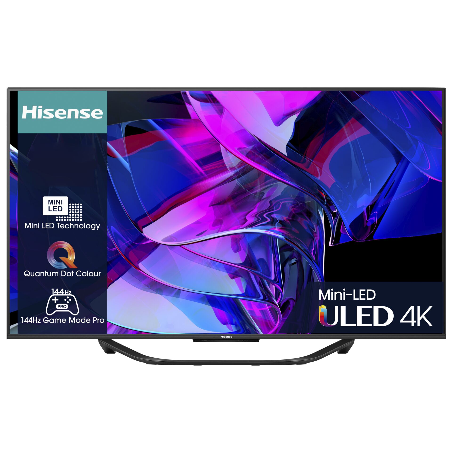 Hisense 55U7KQ Fernseher 139,7 cm (55) 4K Ultra HD Smart-TV WLAN Schwarz 500 cd/m